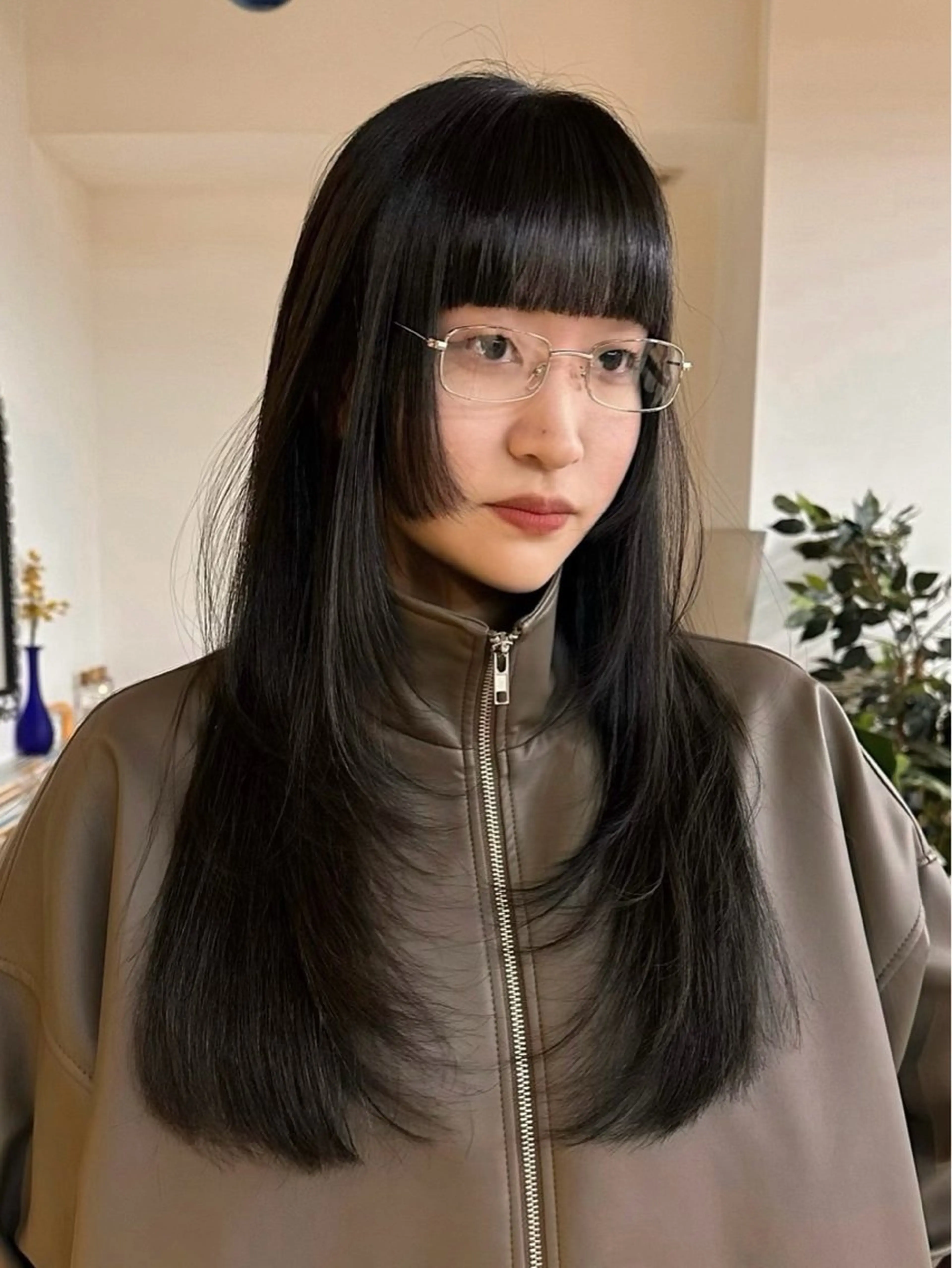 ロング ★梅田お洒落カラー ちどり★のヘアスタイル