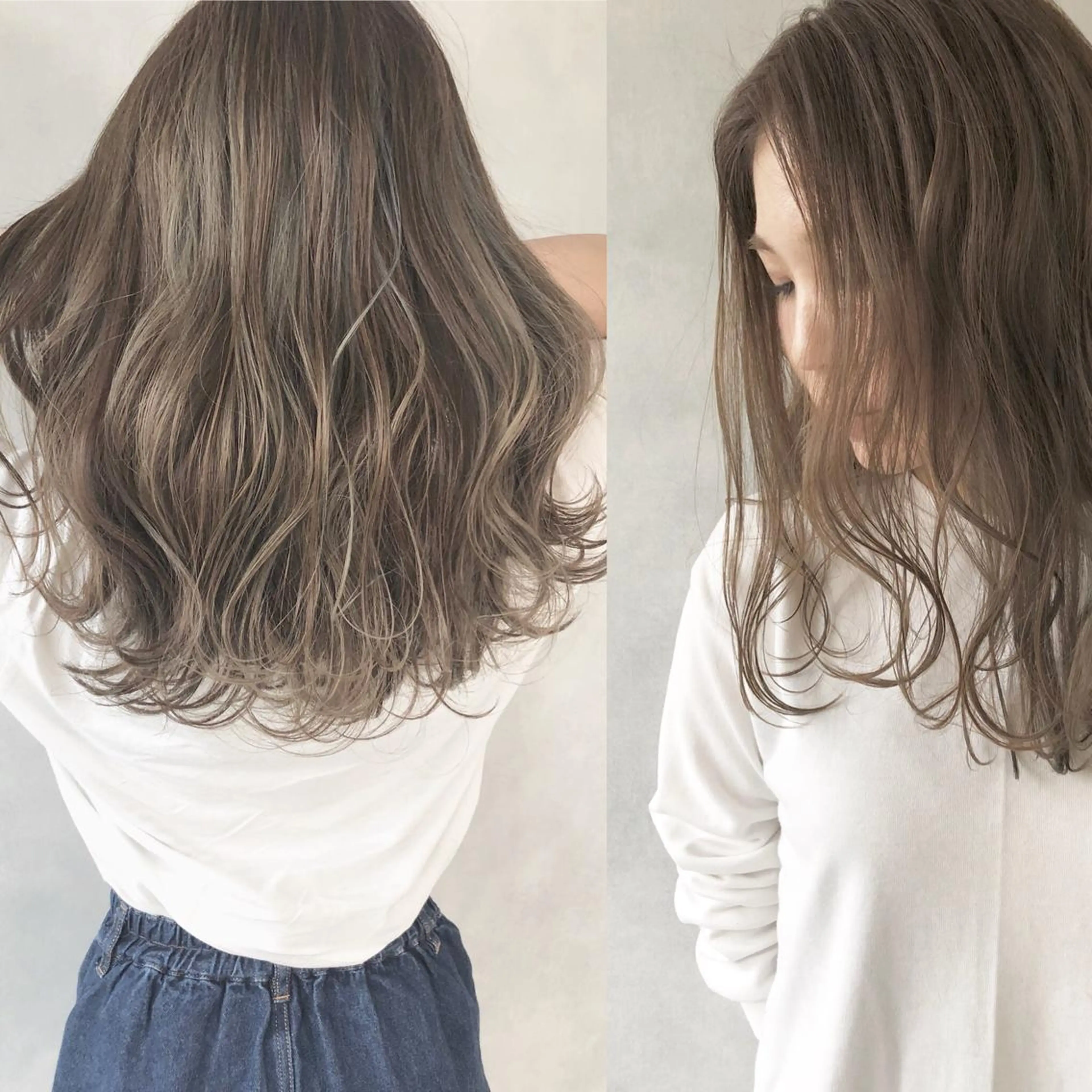 セミロング ヘアカラー トリートメント 小澤大輔 YOLO hairのヘアスタイル