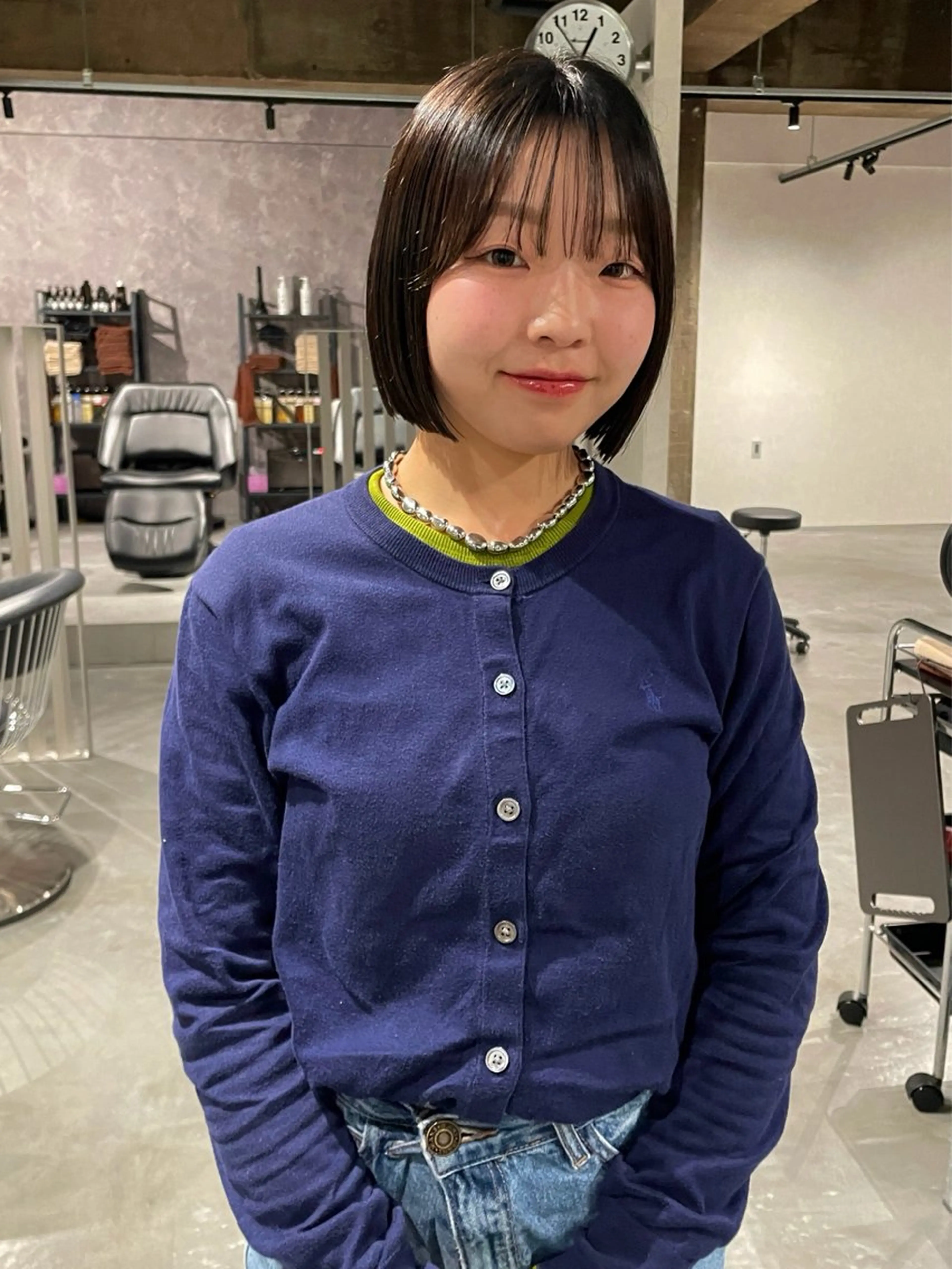 ショート 🌵ボブ/切りっぱな し/ショート藤長芽生のヘアスタイル