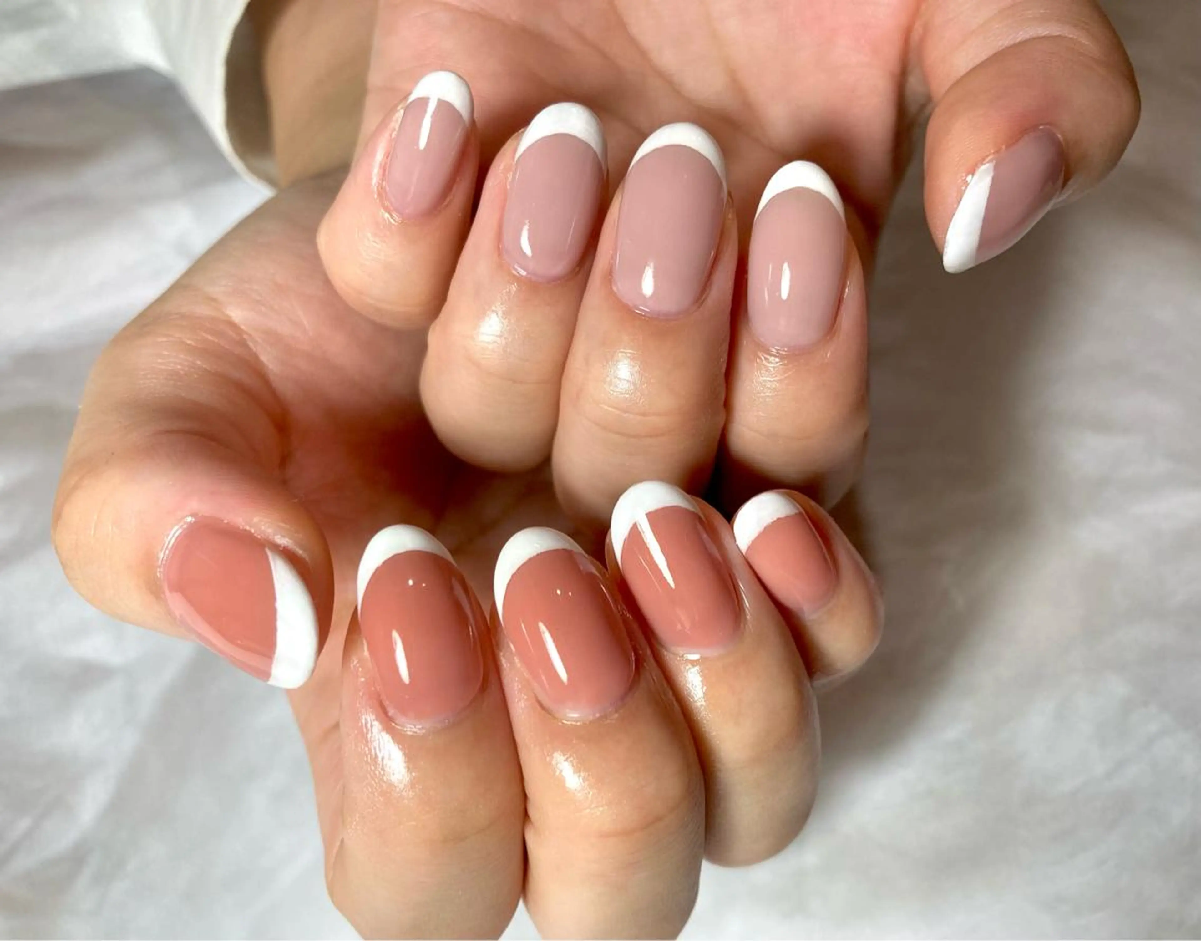 ショート カラー ネイル マツエク・マツパ illum hicariのネイルデザイン