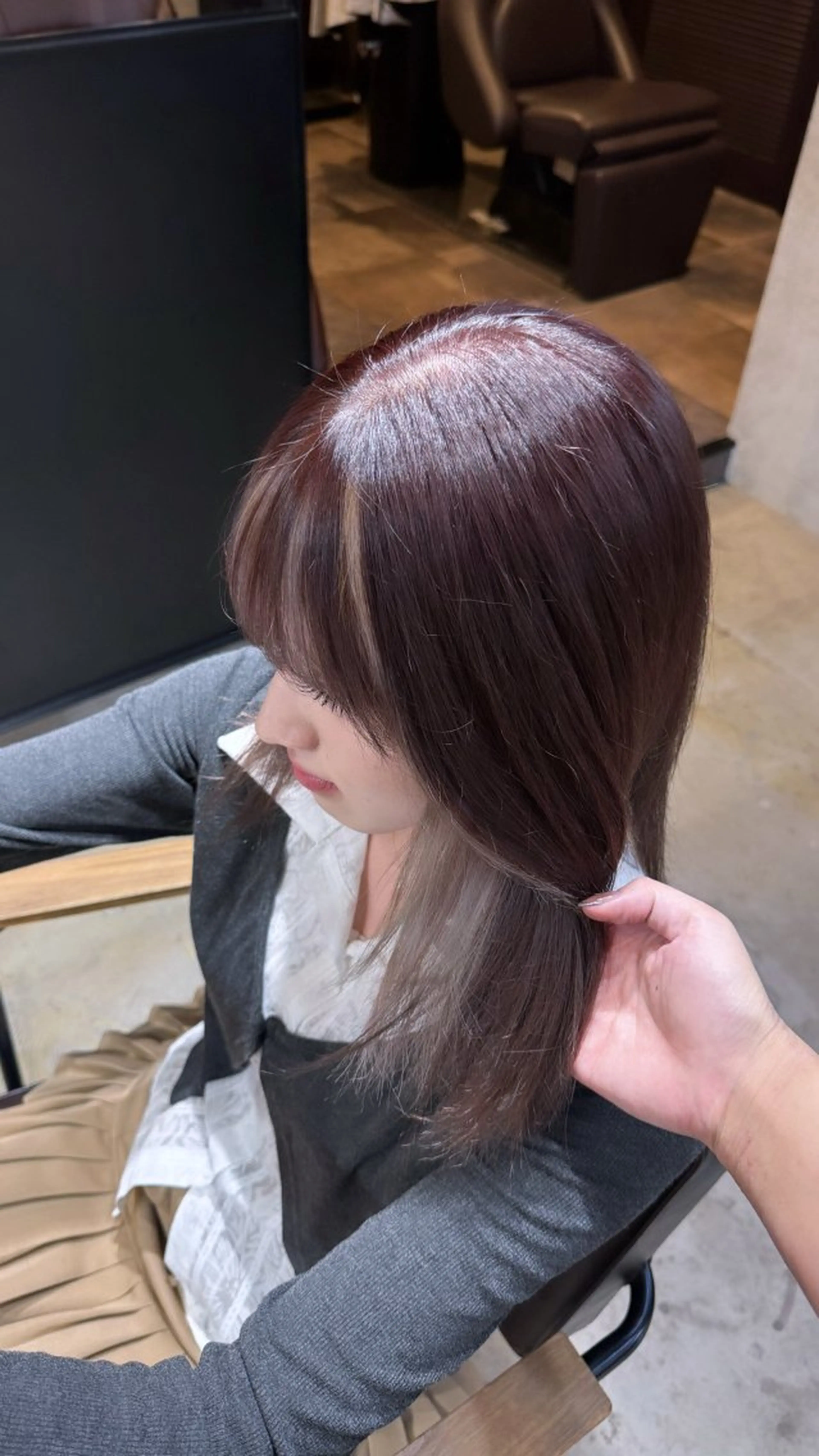 インナーカラー🩷🎀✨の写真