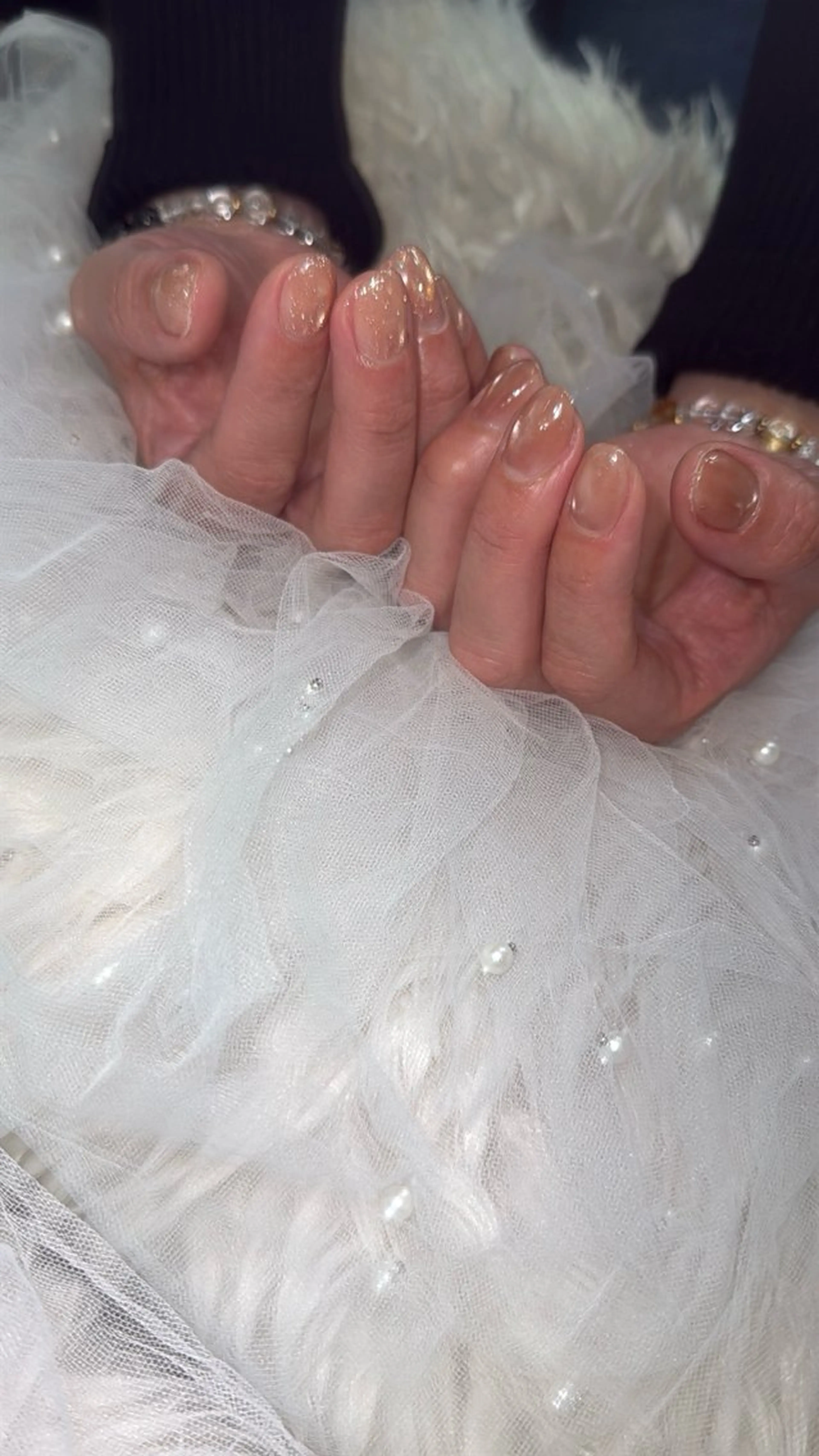 ネイル ニュアンスネイル シンプルネイル ハンドネイル SAKU nail 作島茜のネイルデザイン