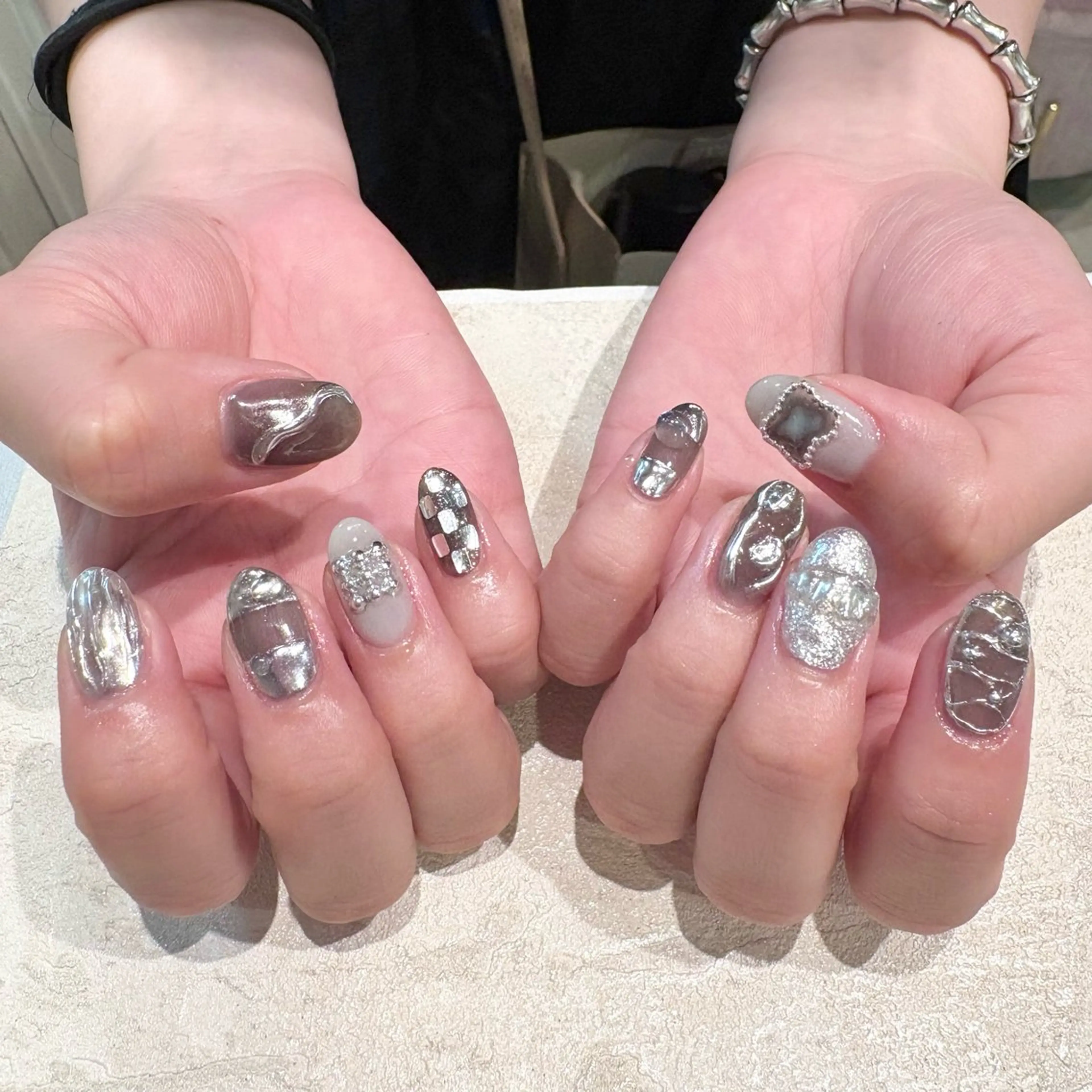 ネイル ハンドネイル ecrin 💎 mayuのネイルデザイン