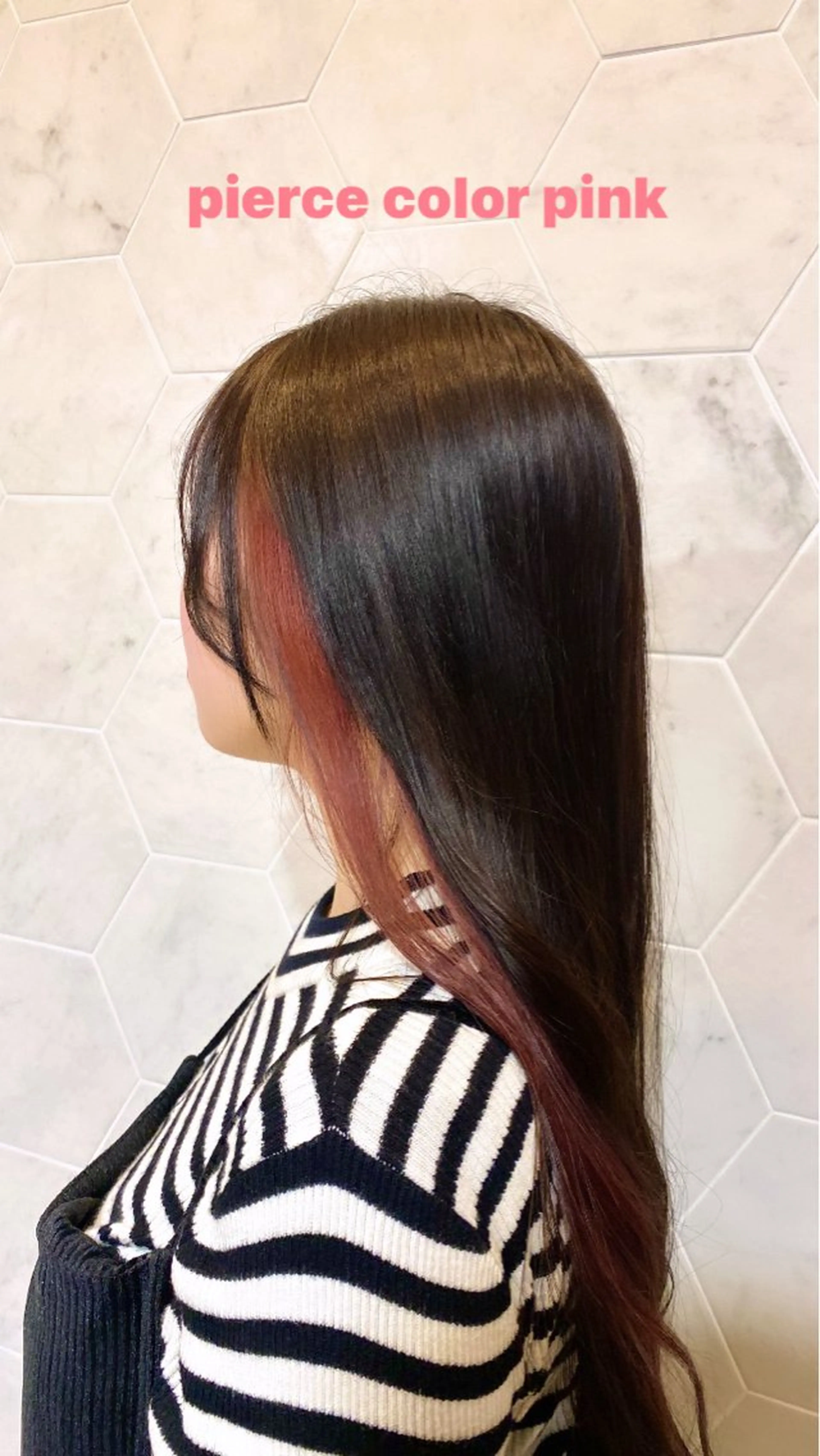 ロング カラー ピンクカラー そうや 🐺のヘアスタイル