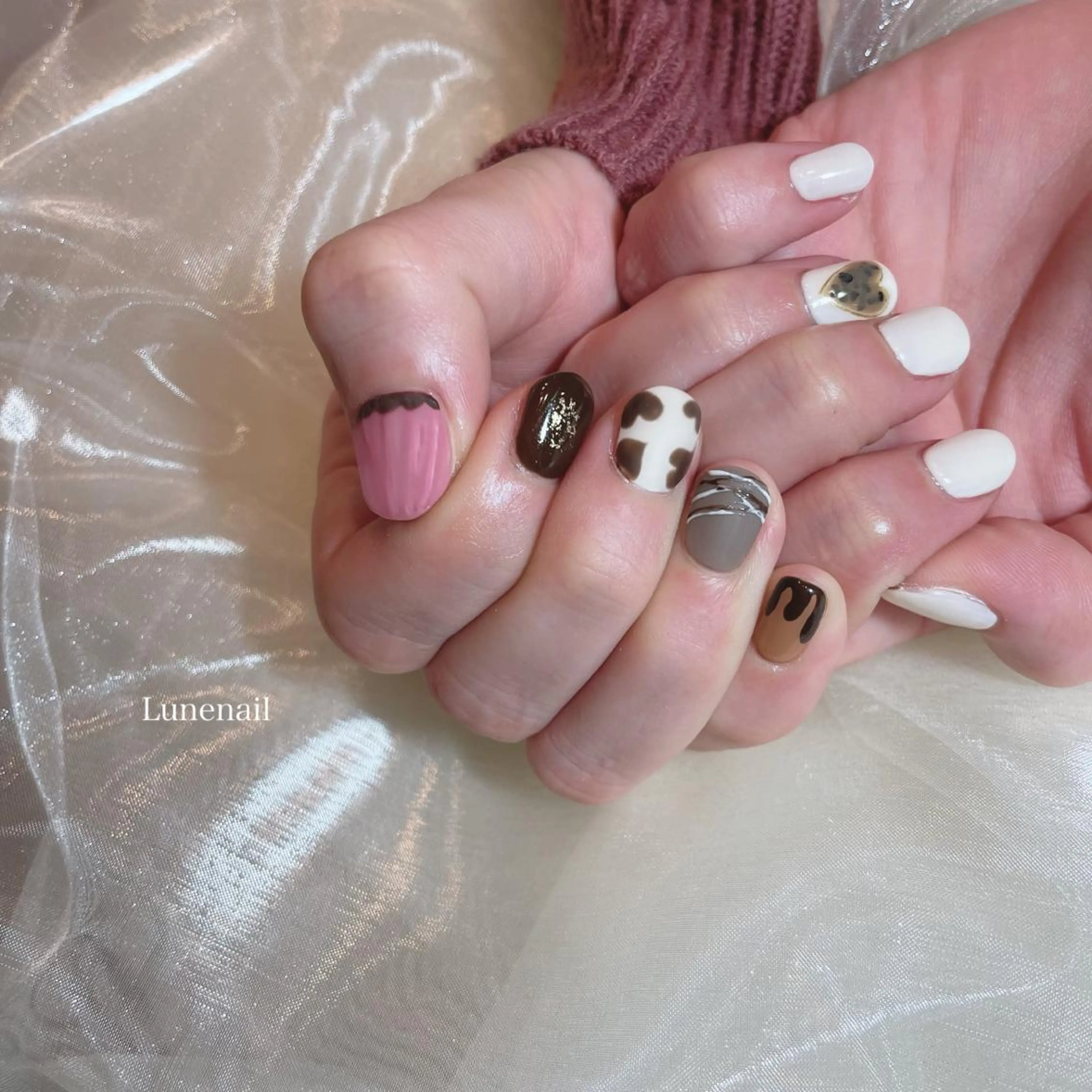 ショート Lune nailのネイルデザイン