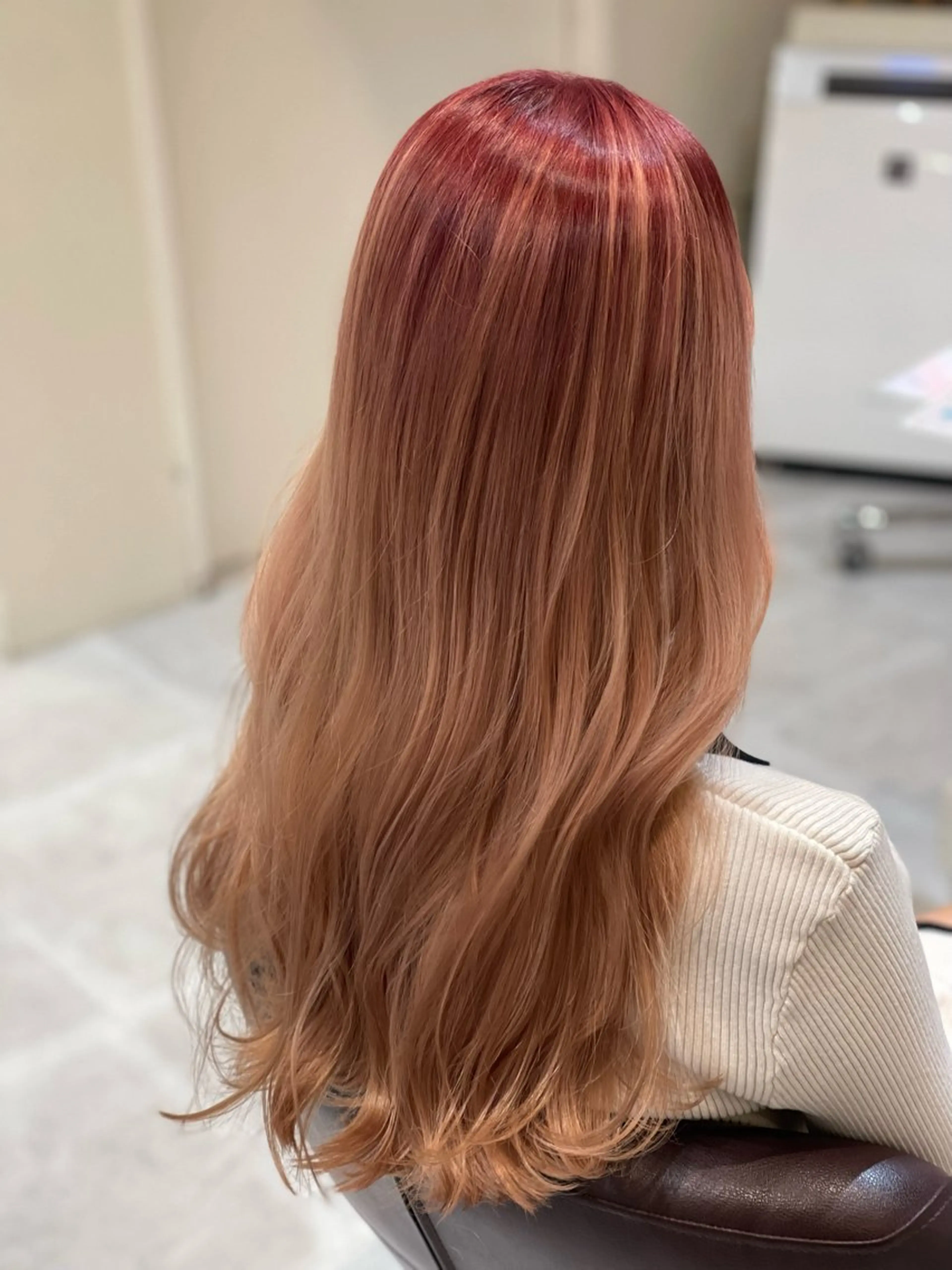 セミロング バレイヤージュ⭐️ 栄/舩木裕矢のヘアスタイル