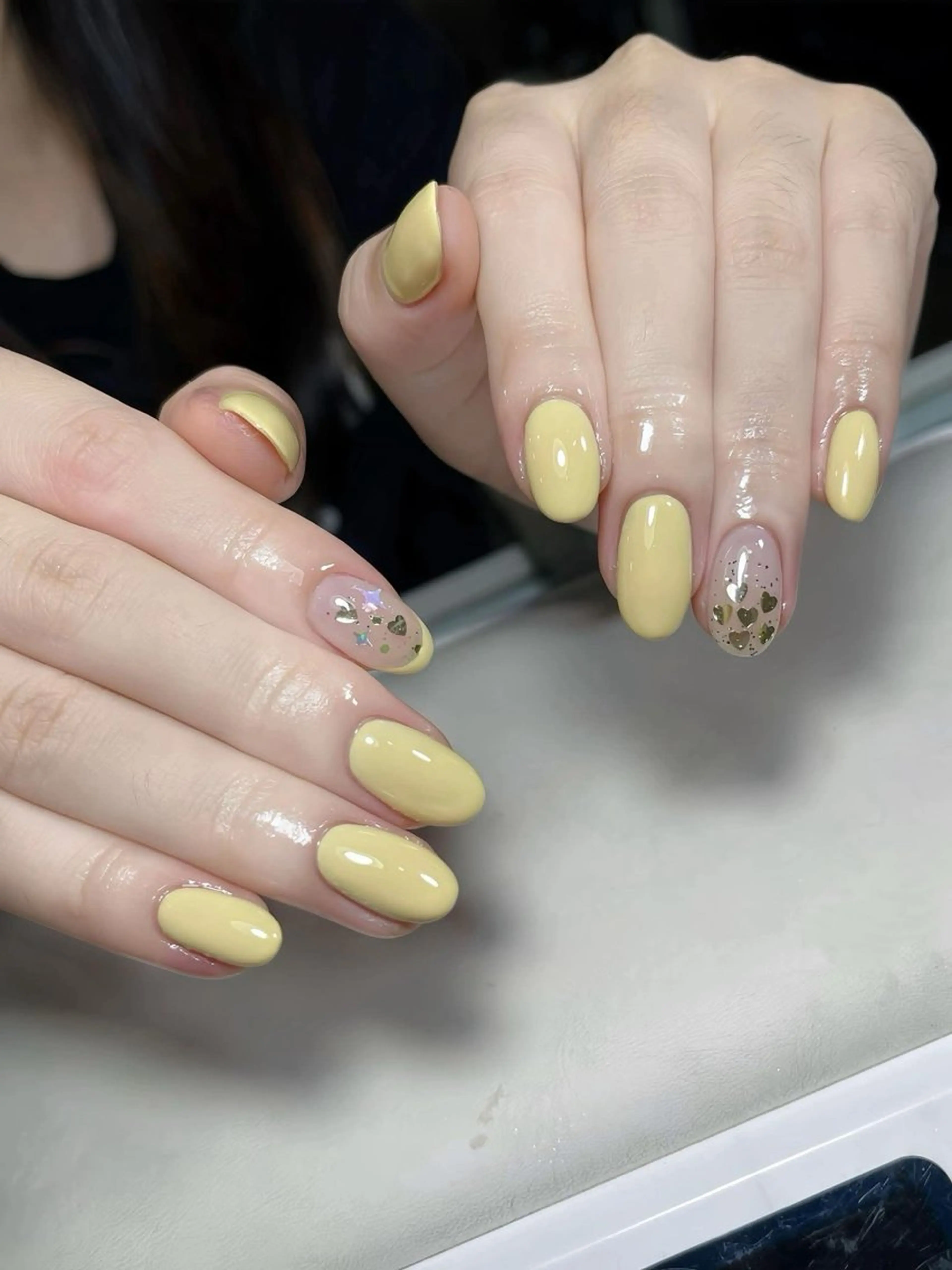 ネイル キラキラネイル マグネットネイル ぷっくりネイル 春ネイル ワンホンネイル ハンドネイル Candy Nailのネイルデザイン