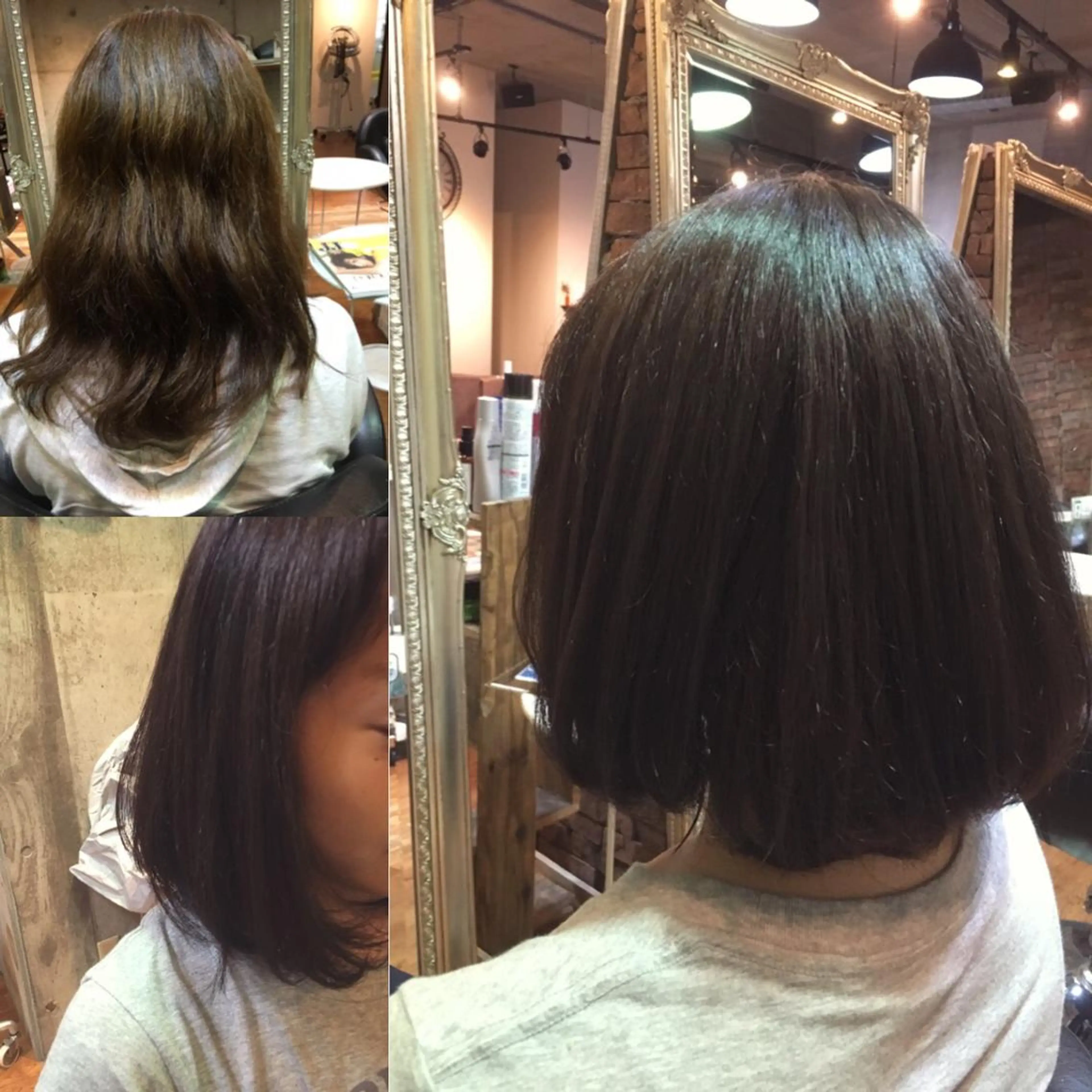 ミディアム クラッチムク博多小川 旭のヘアスタイル