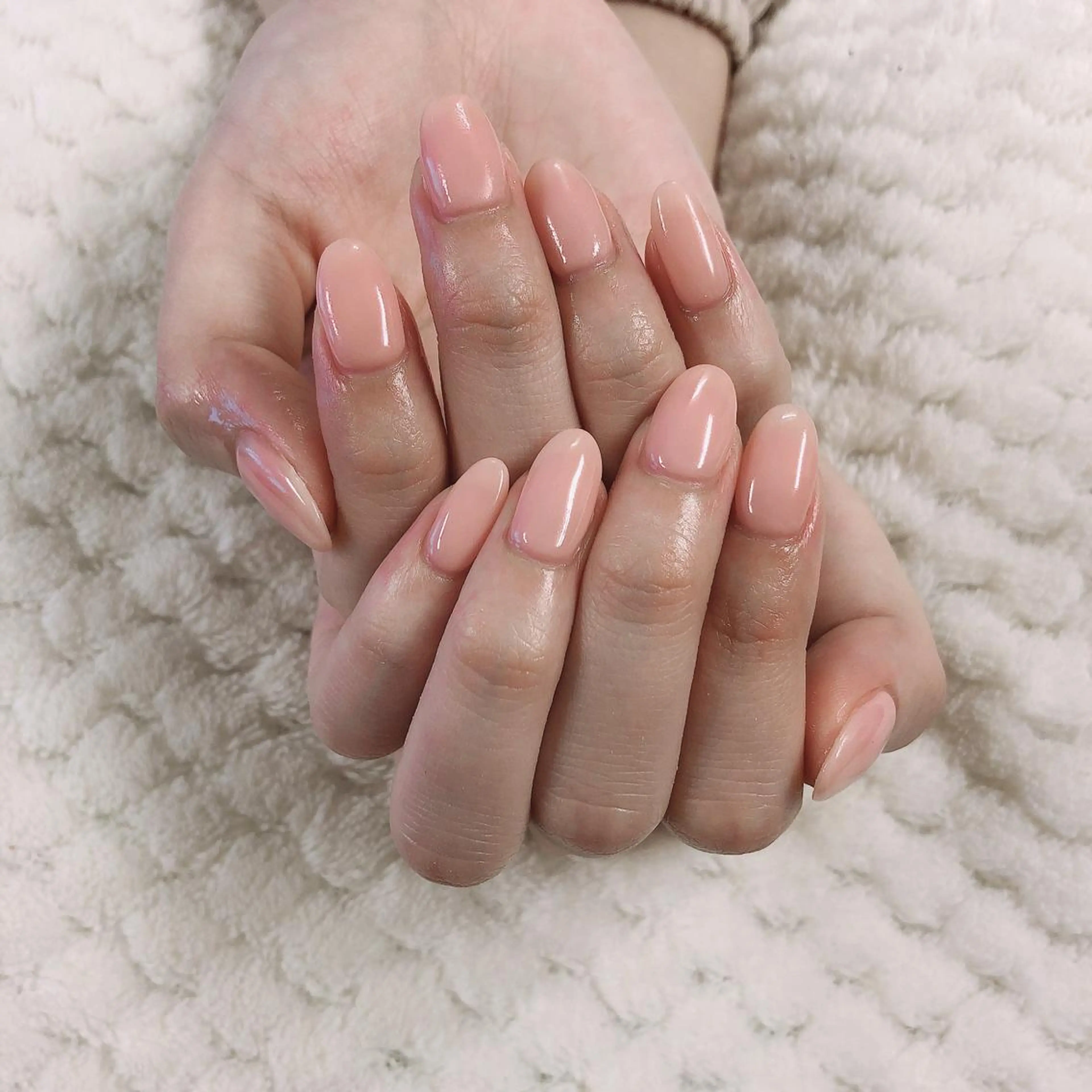 ネイル ジェルネイル ワンカラーネイル ono megumiのネイルデザイン