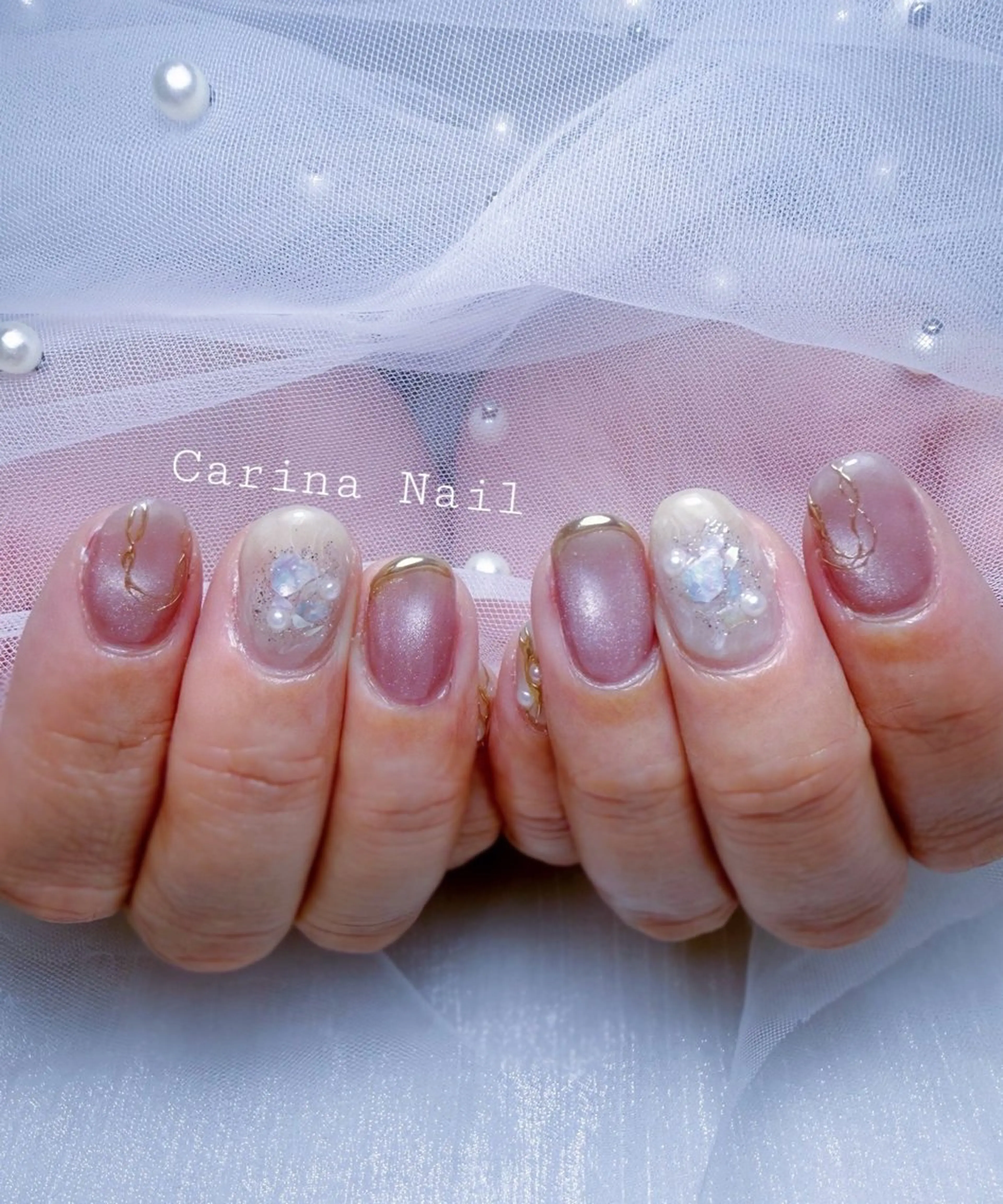 ネイル ピンク Carina Nailのネイルデザイン