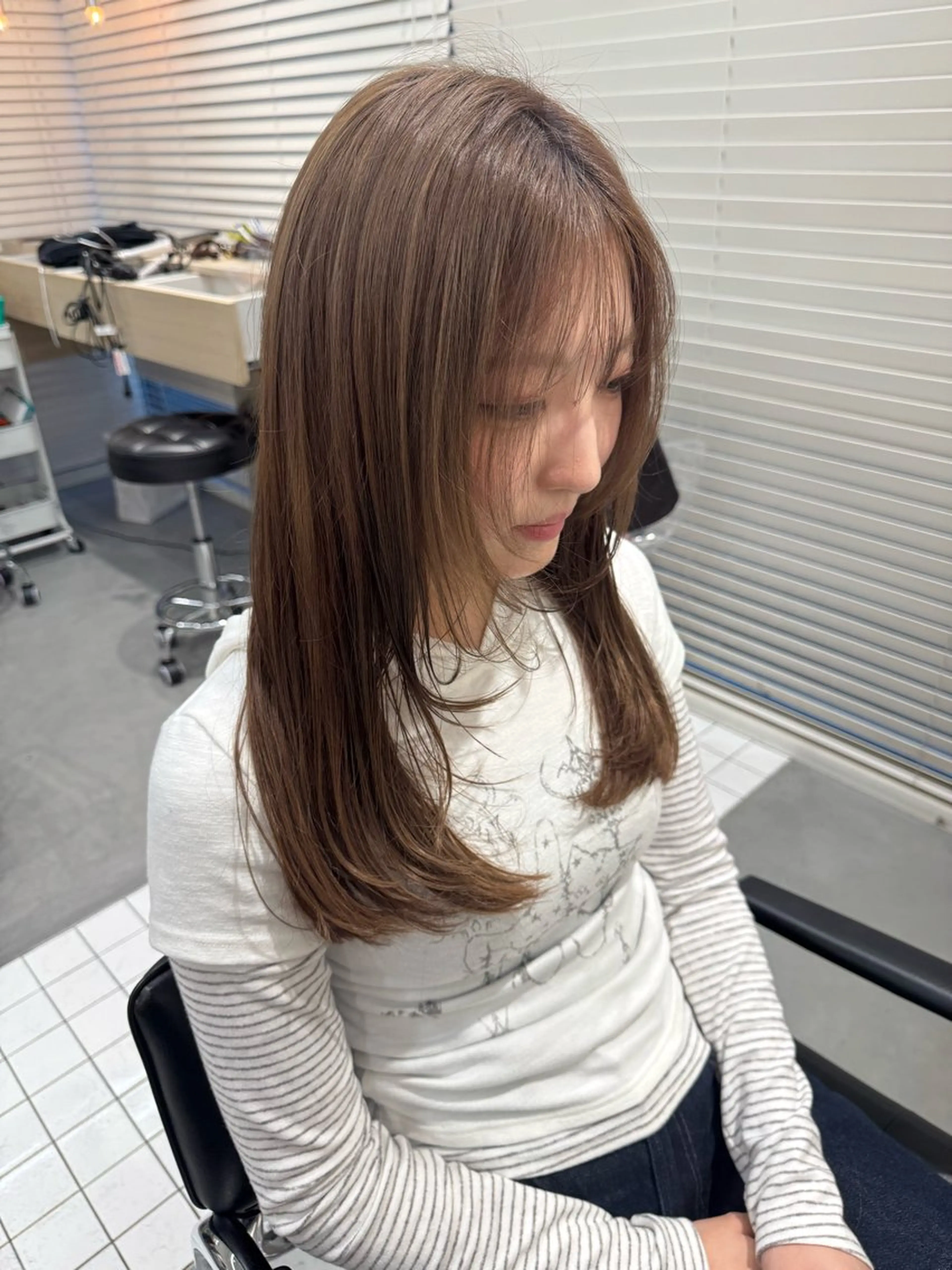 セミロング ナカバチ ユイ🌼 Rizm greenのヘアスタイル