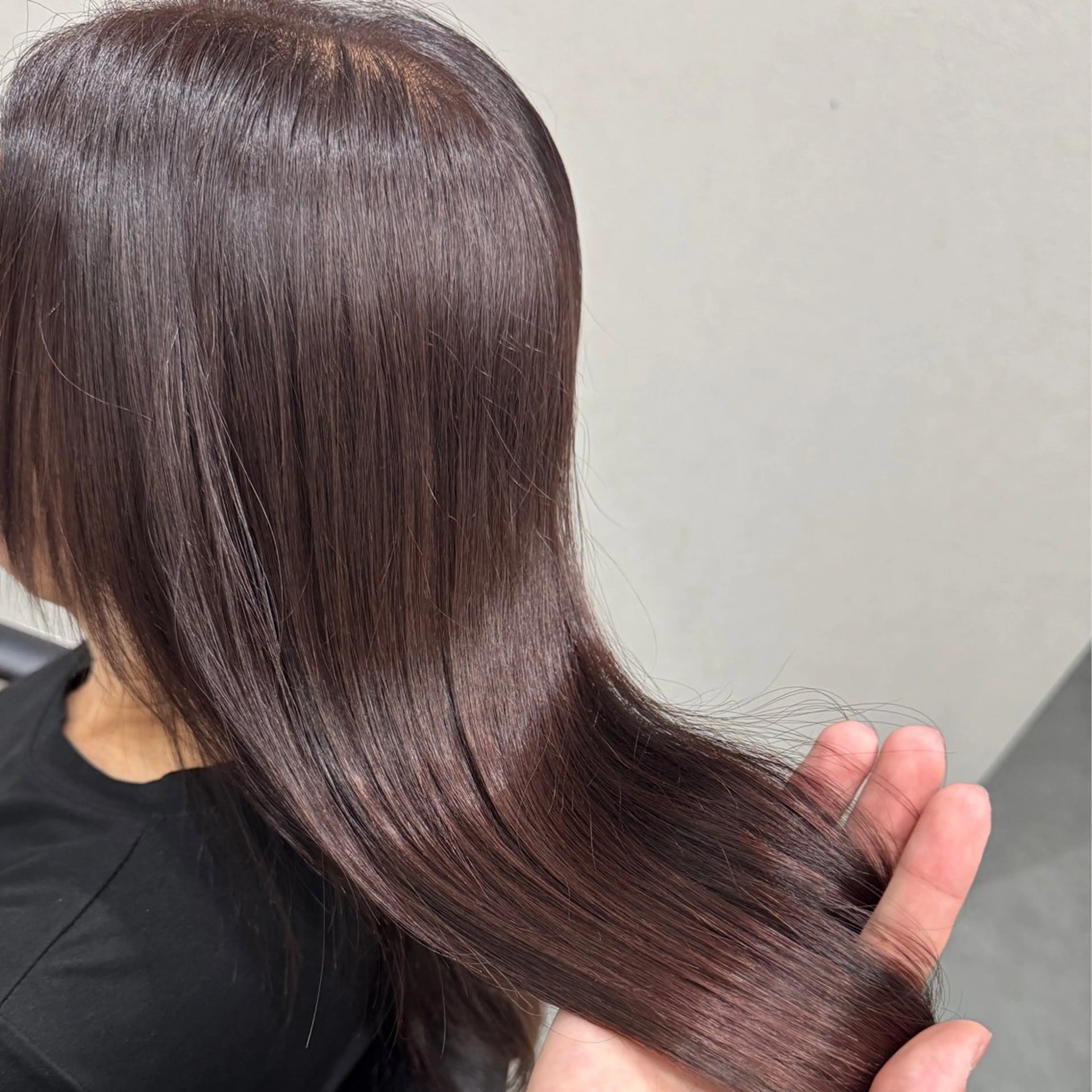セミロング カラー ヘアカラー nu ✧︎*。のヘアスタイル