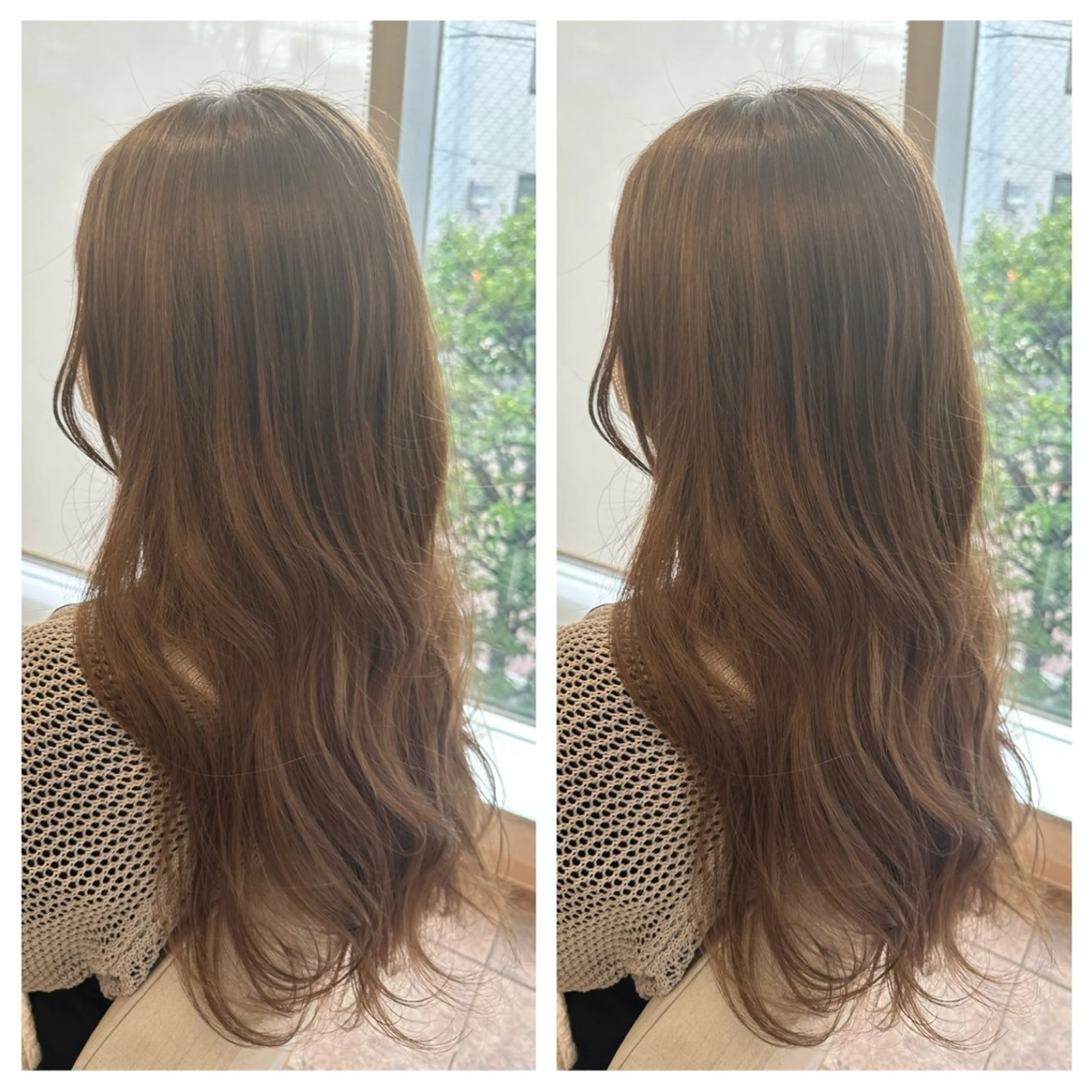 ロング カラー ブリーチ ダブルカラー 篠原 美月のヘアスタイル