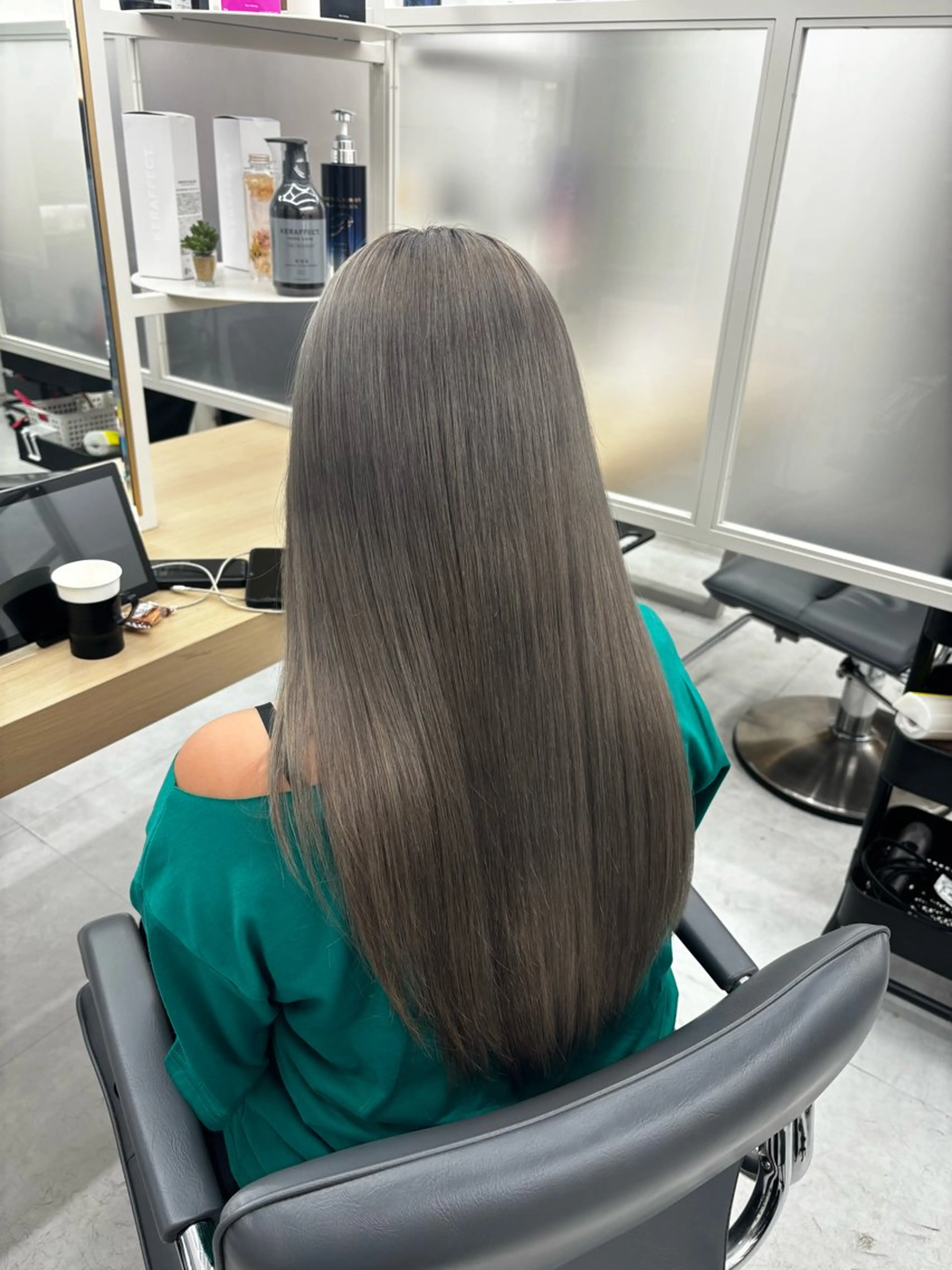 ロング カット ヘアカラー トリートメント 新宿No.1艶髪矯正 美艶カラー/FUKAのヘアスタイル