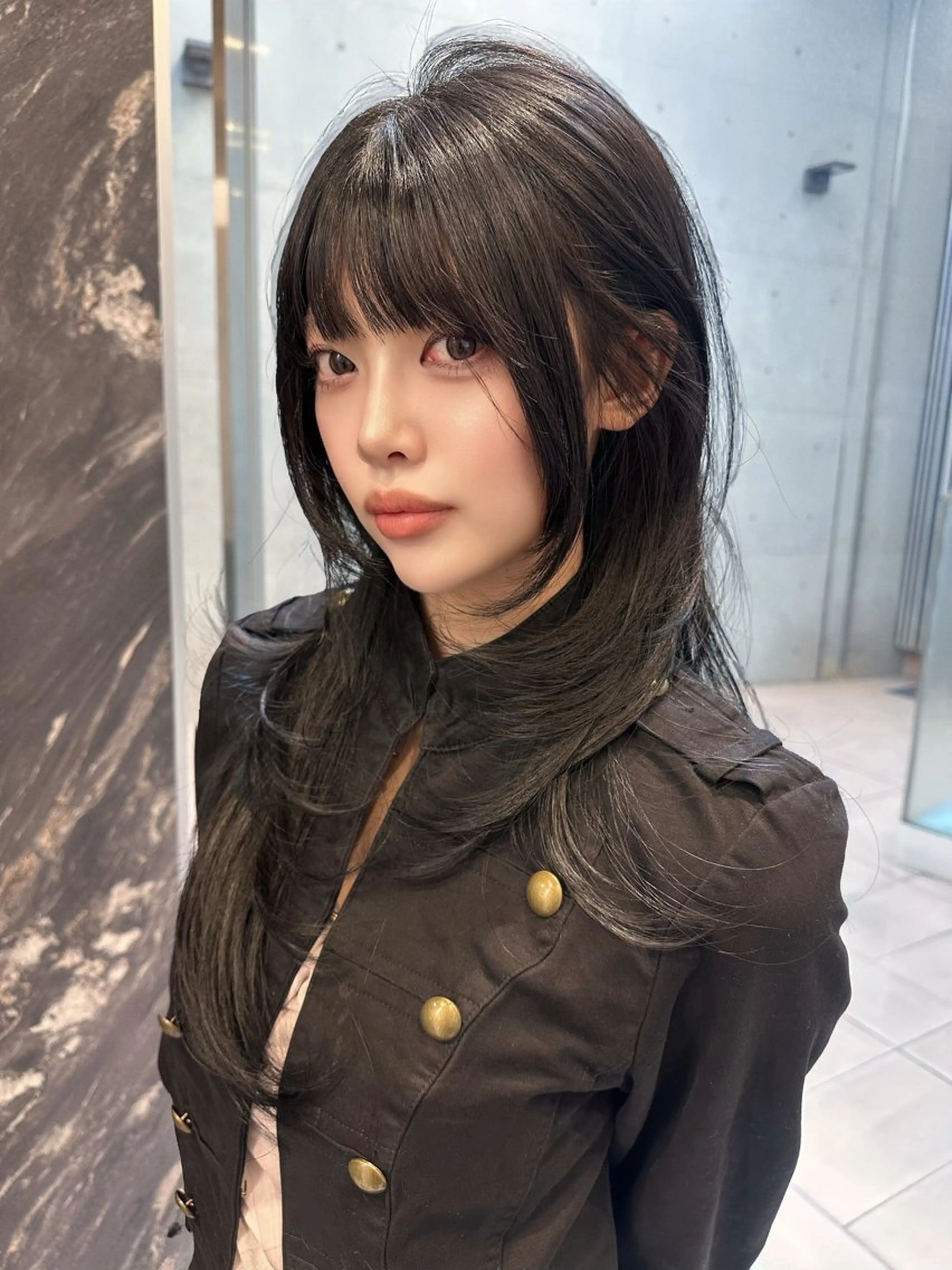 ロング カット RiA/レイヤーカッ ト/ハッシュカットのヘアスタイル