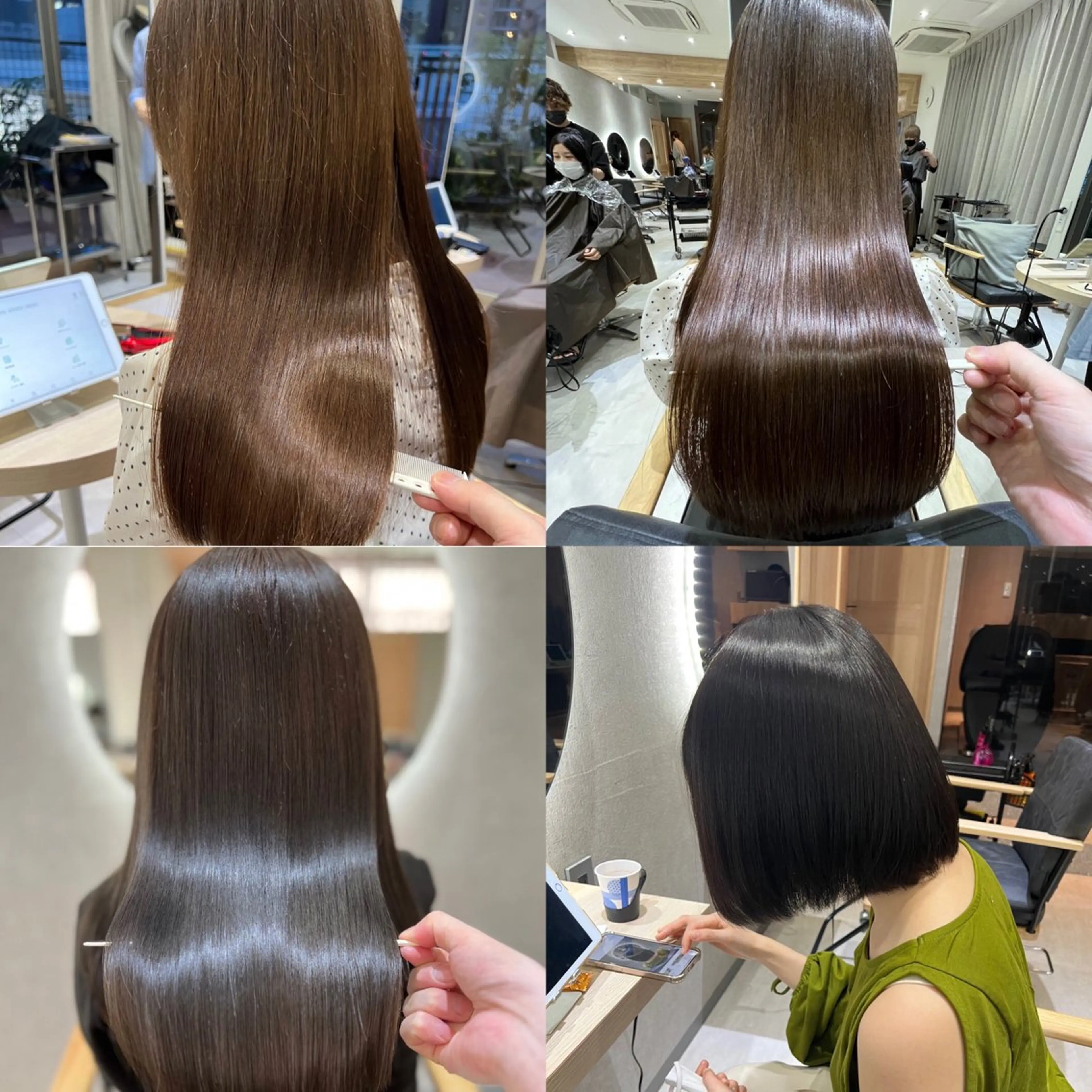 《髪質改善トリートメントメニューはコレ》✔️🙊韓国風カット➕髪質改善ケアカラー +最高級髪質改善トリートメント🧡の写真