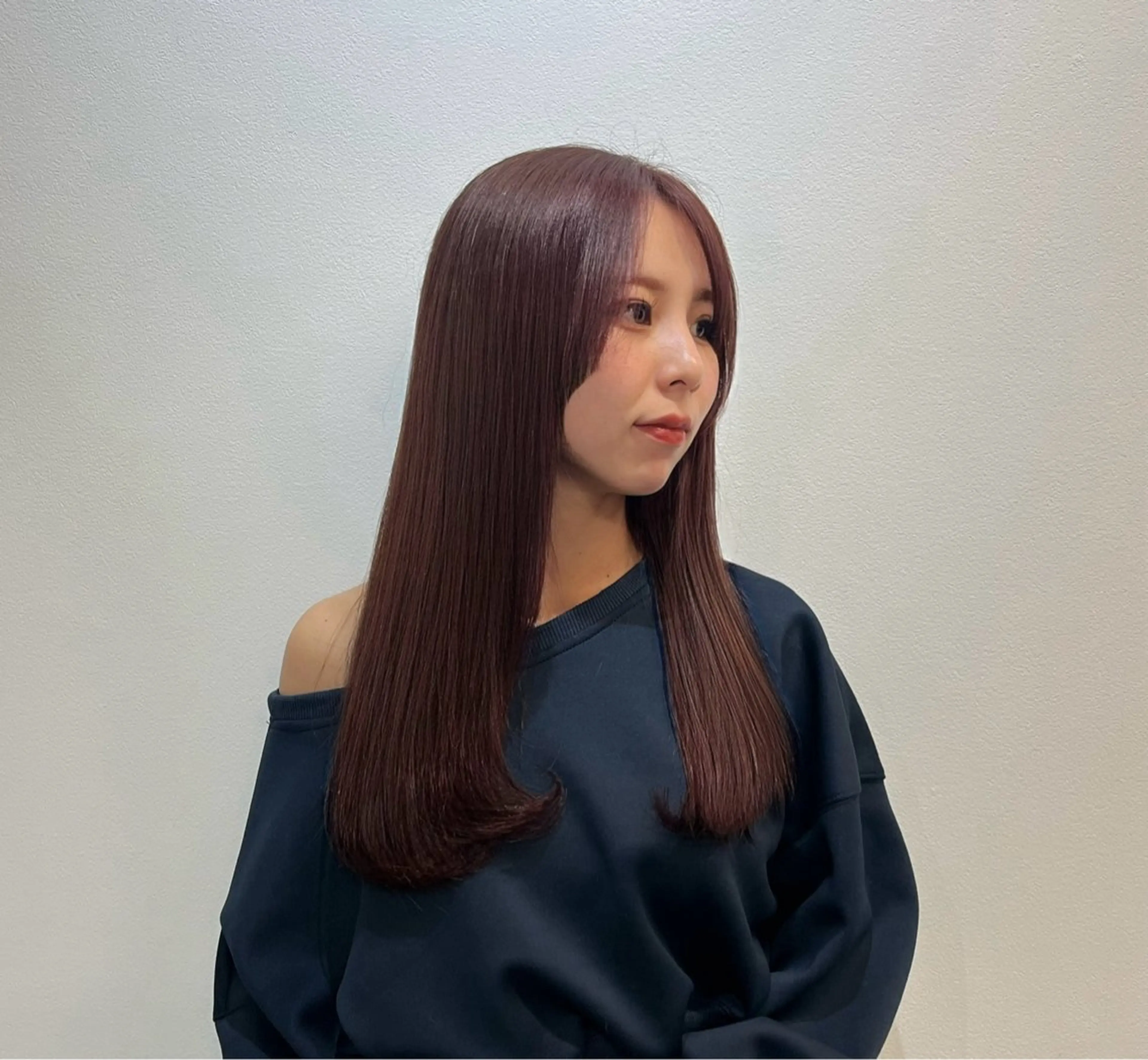 🎀韓国レイヤー/ 🫧暖色/暗髪カラーのヘアスタイル