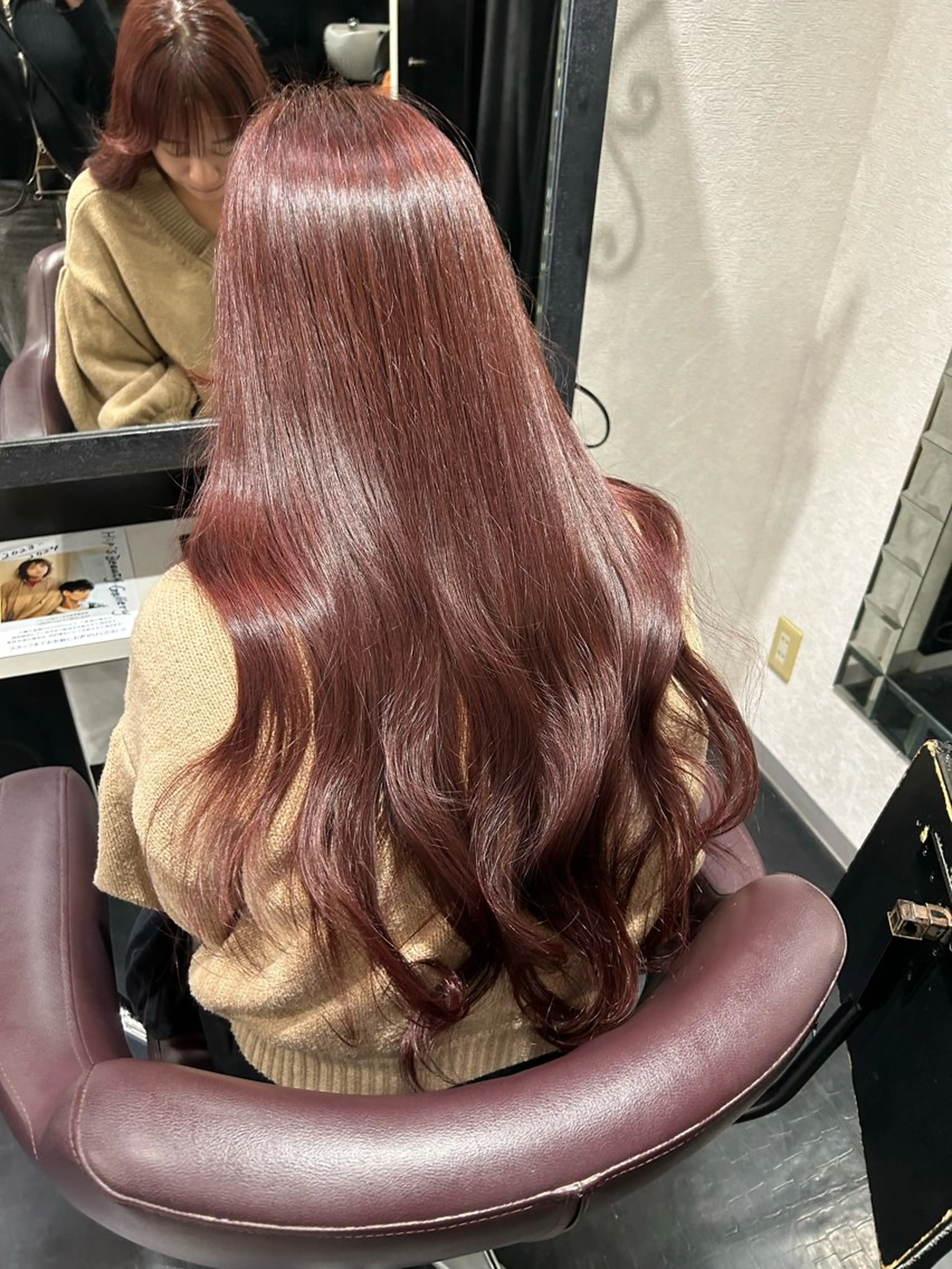 ロング カラー mizu kiのヘアスタイル