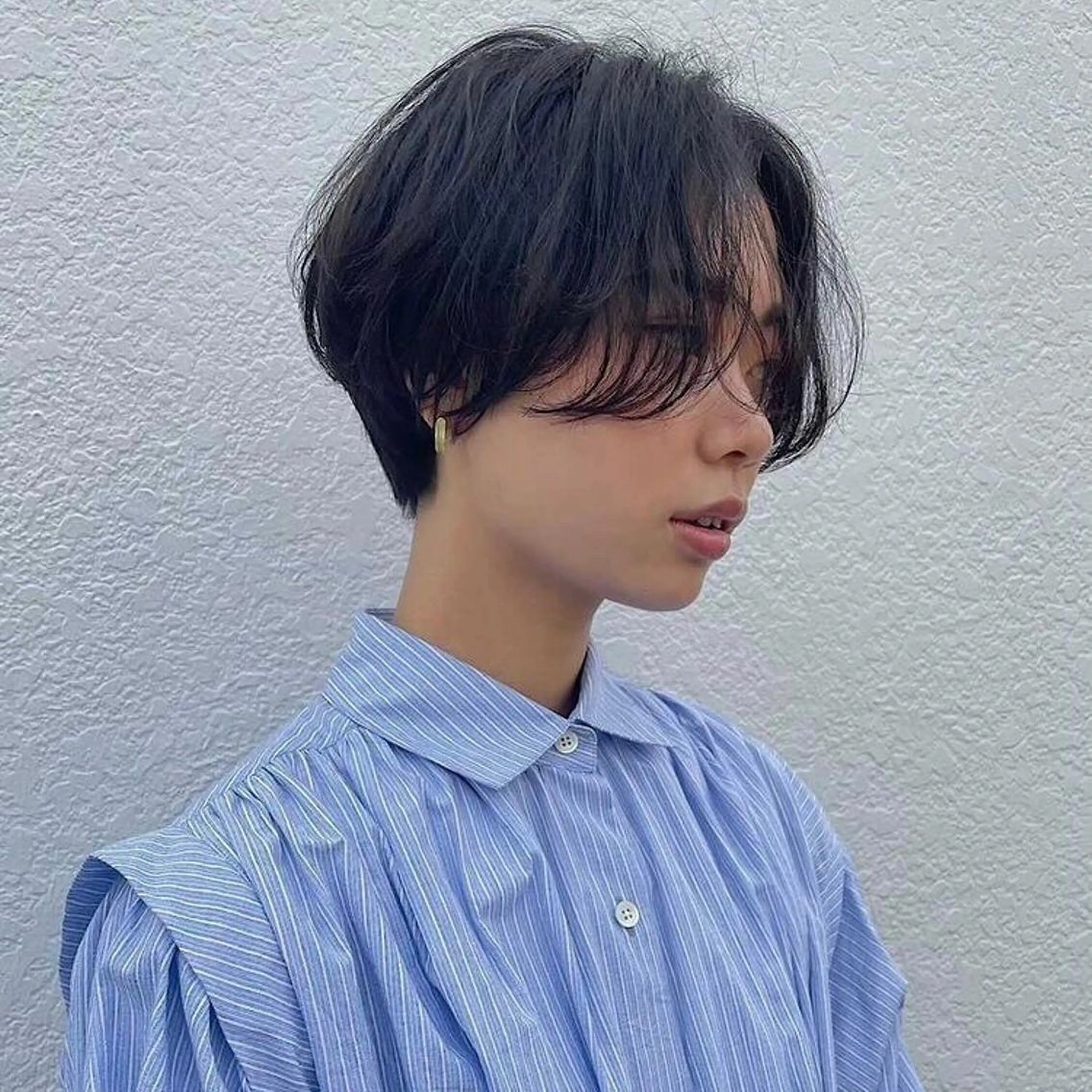 ショート タンバルモリパーマ 礒井メンキのヘアスタイル