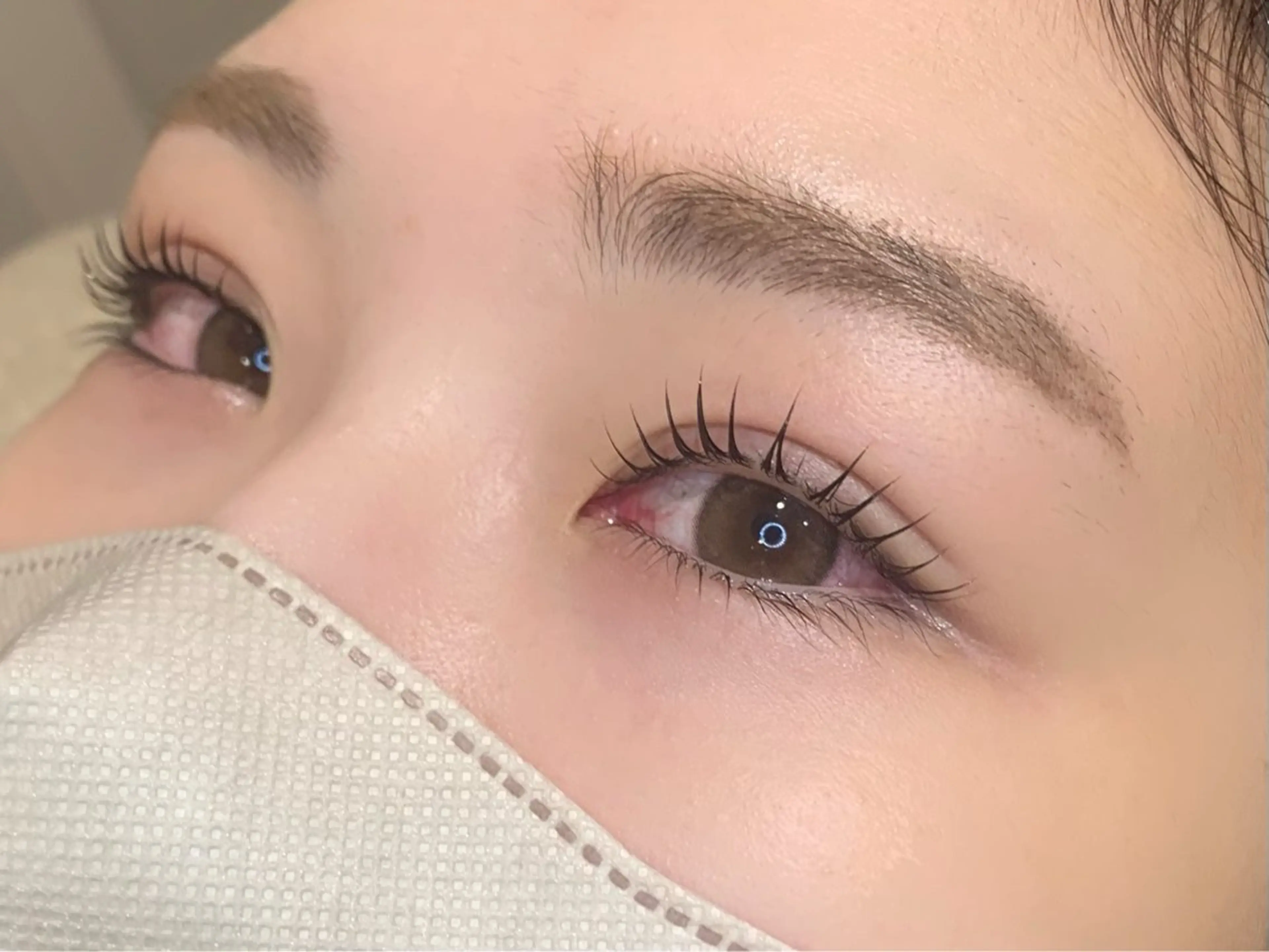 【初回限定】最新✨メーテルロット使用✨流し目風まつ毛パーマ＋束間コーティング付き🍀🍀の写真