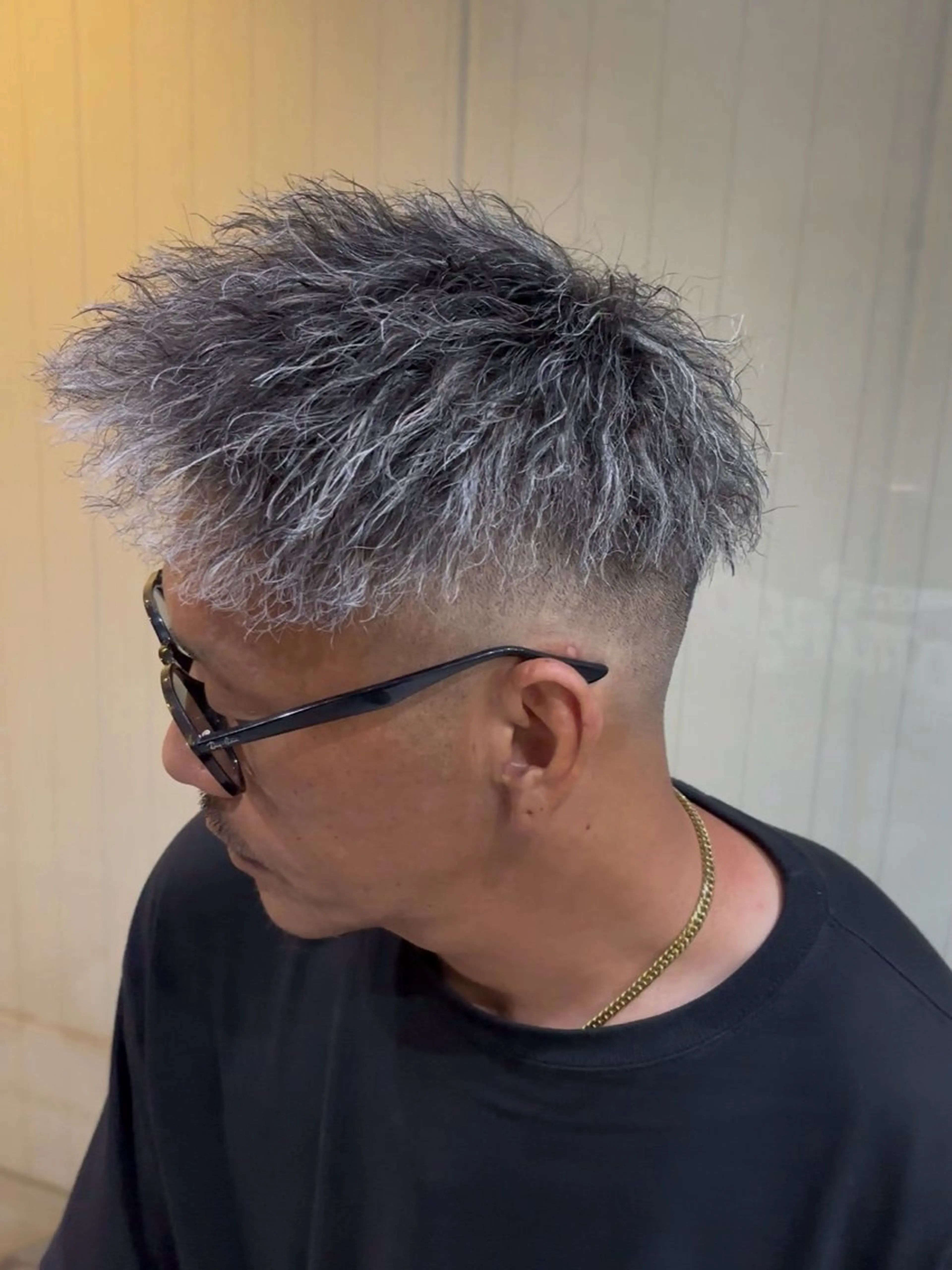 ショート カラー パーマ メンズ シュンヤ🔥メンズ パーマ特化🔥新小岩のヘアスタイル