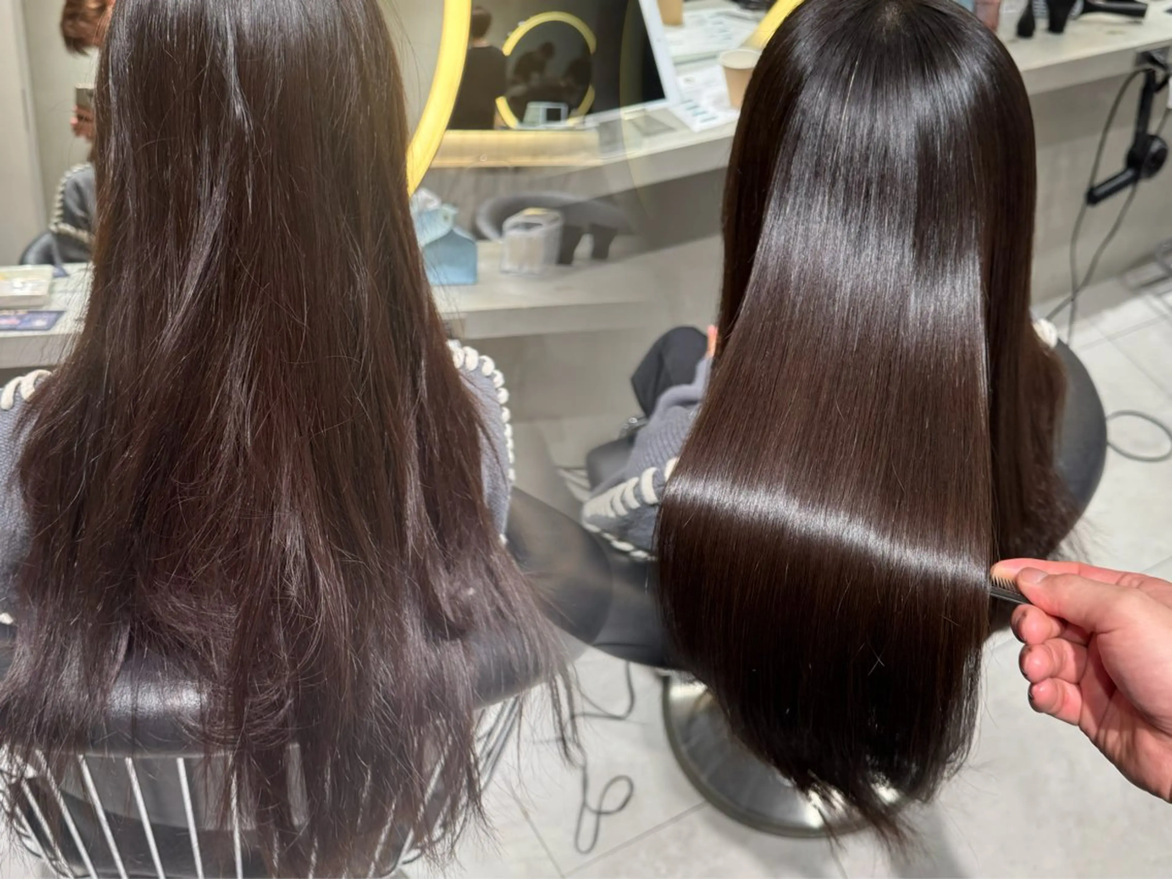 ロング カラー カット ヘアカラー 縮毛矯正 トリートメント レイヤー/縮毛矯正 のマスター【タケル】のヘアスタイル