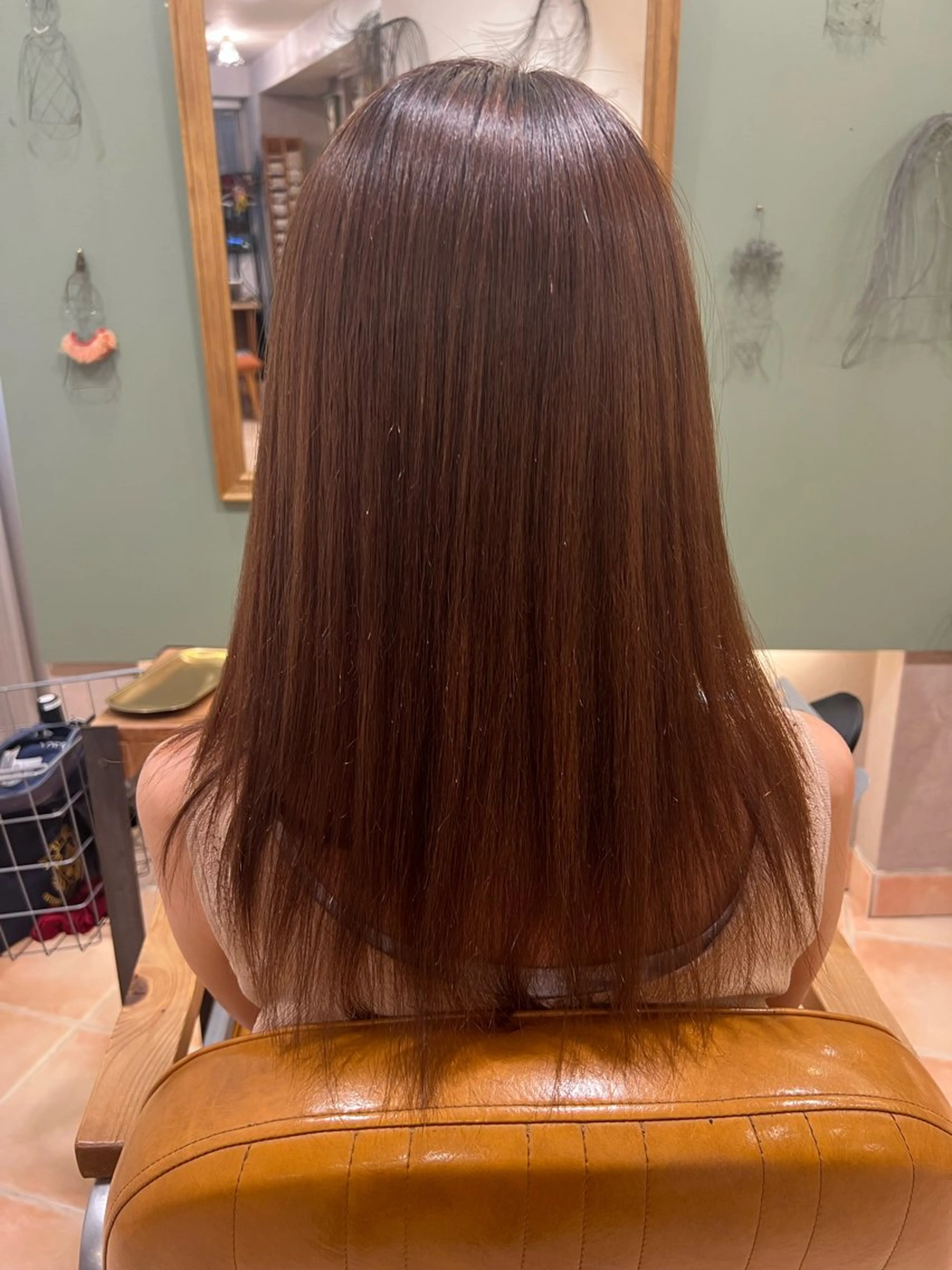 ロング クロサワ ヨーコのヘアスタイル