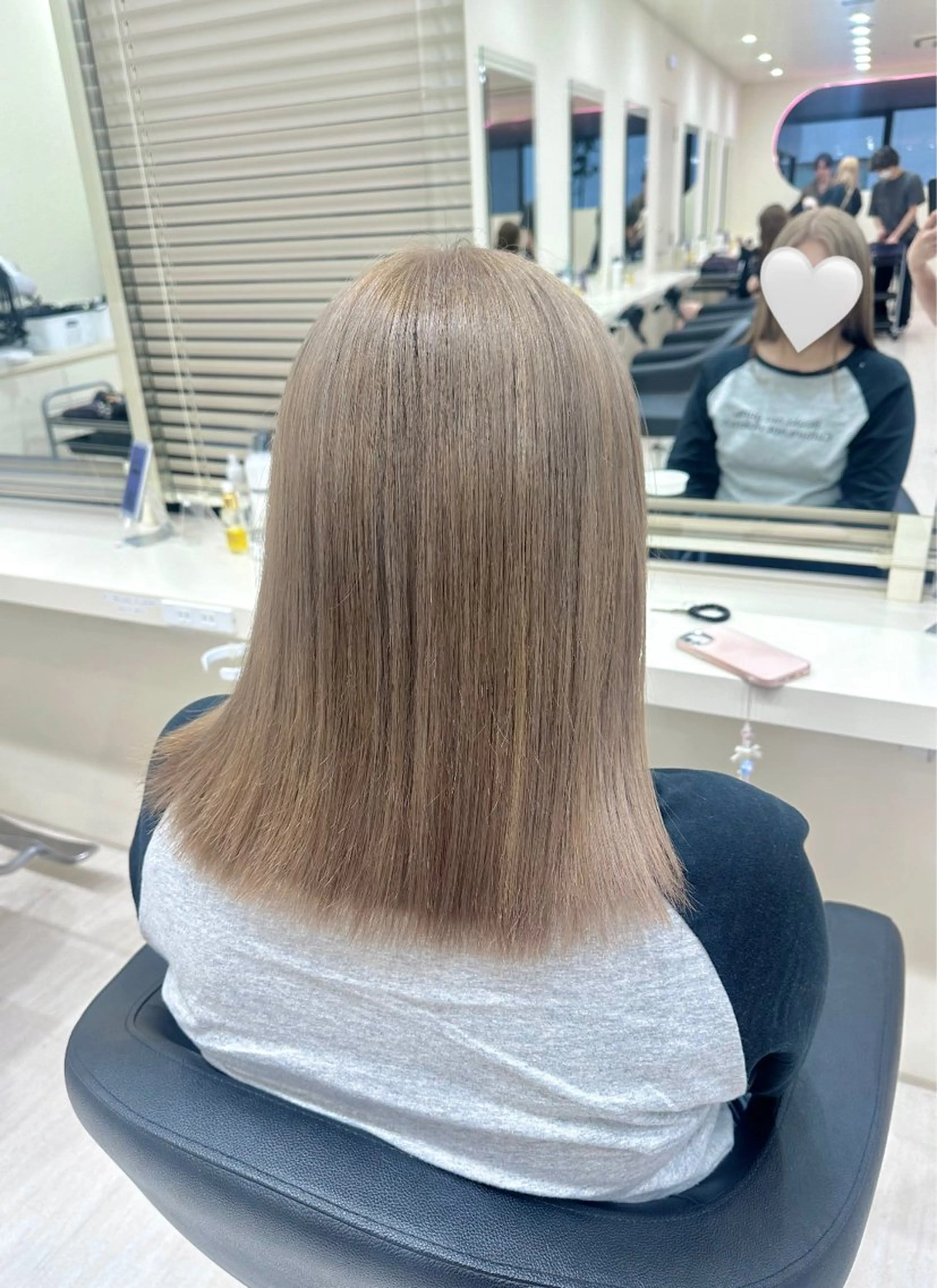 セミロング カラー ヘアアレンジ 🎀 yuuka🎀のヘアスタイル