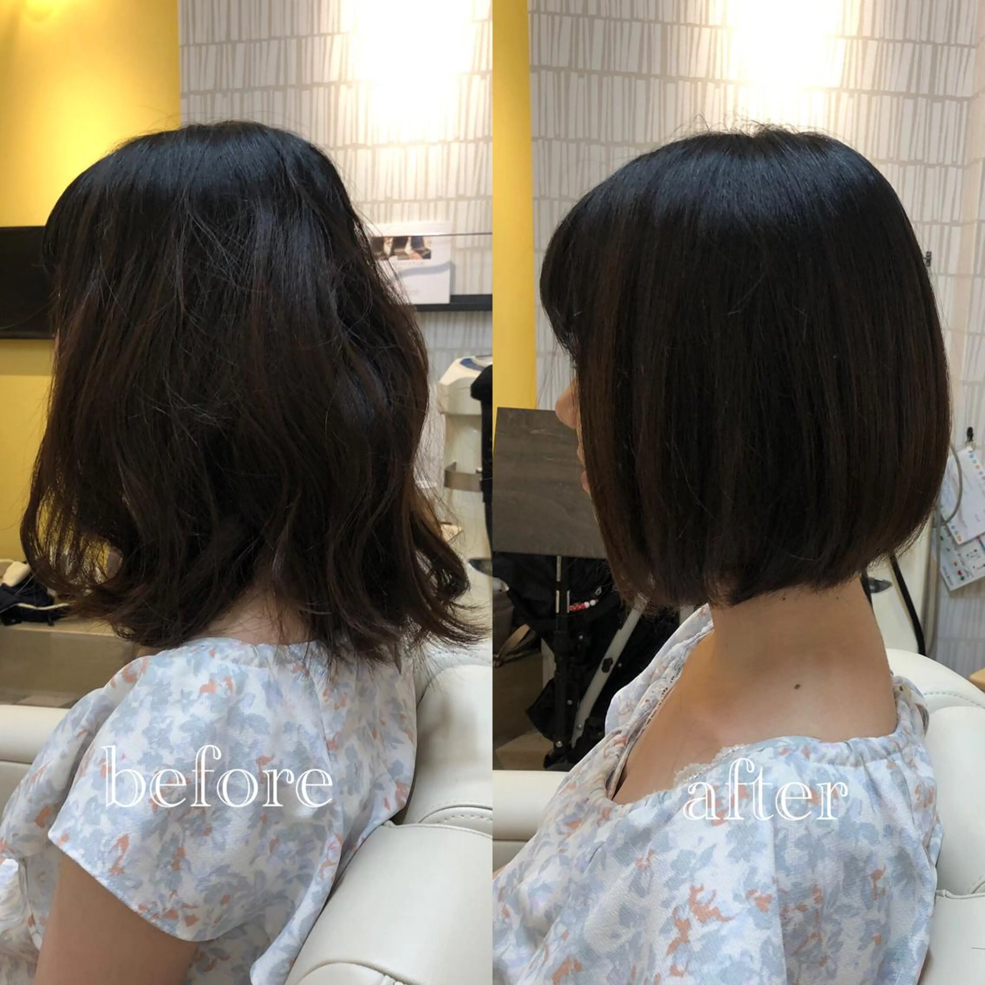 ショート カラー アディクシーカラー イルミナカラー くせ毛 髪質改善 縮毛矯正 tuuli トゥーリのヘアスタイル