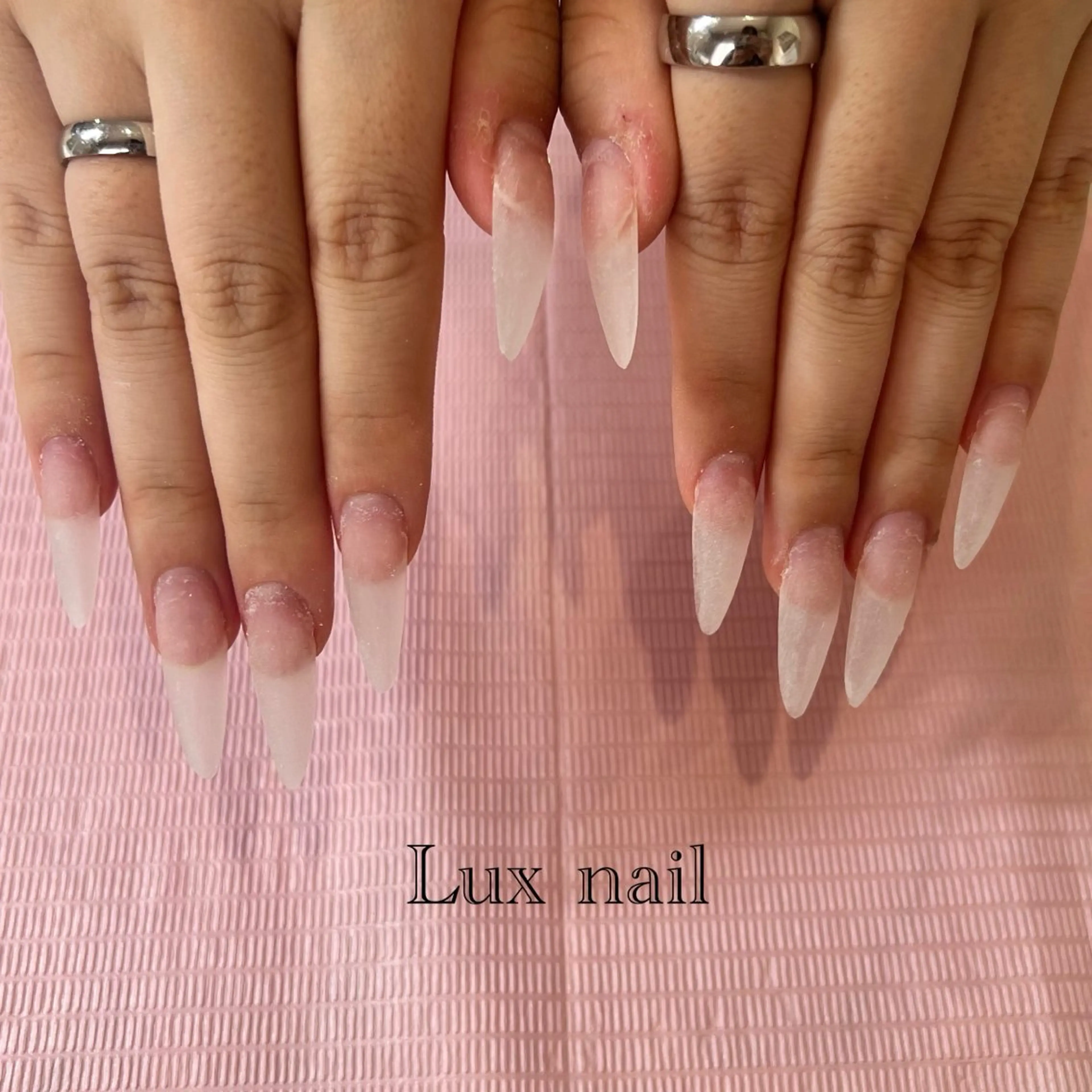 ネイル スカルプネイル ハンドネイル 辰己 未来のネイルデザイン