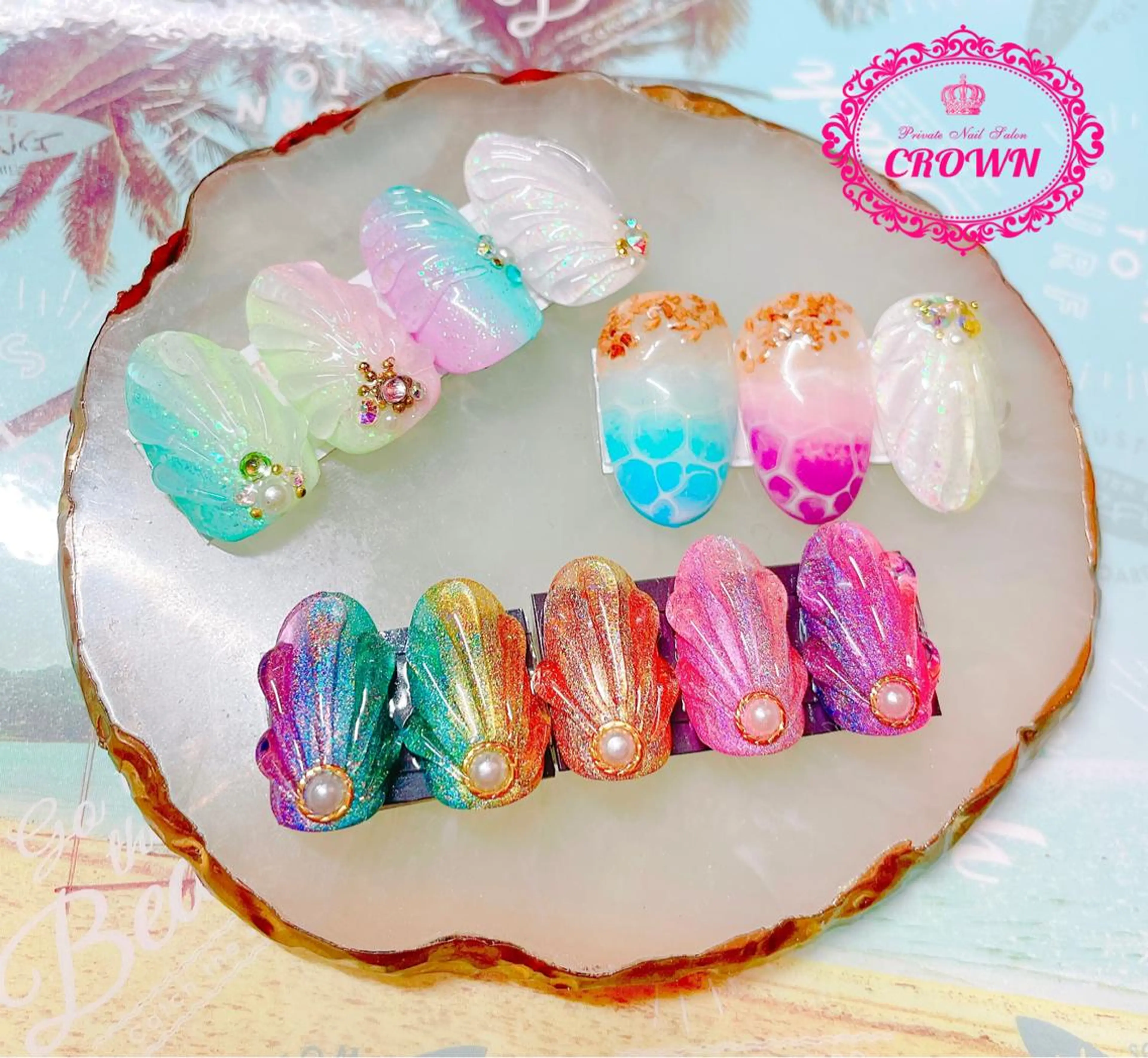 ネイル CROWN プライベートサロンのネイルデザイン