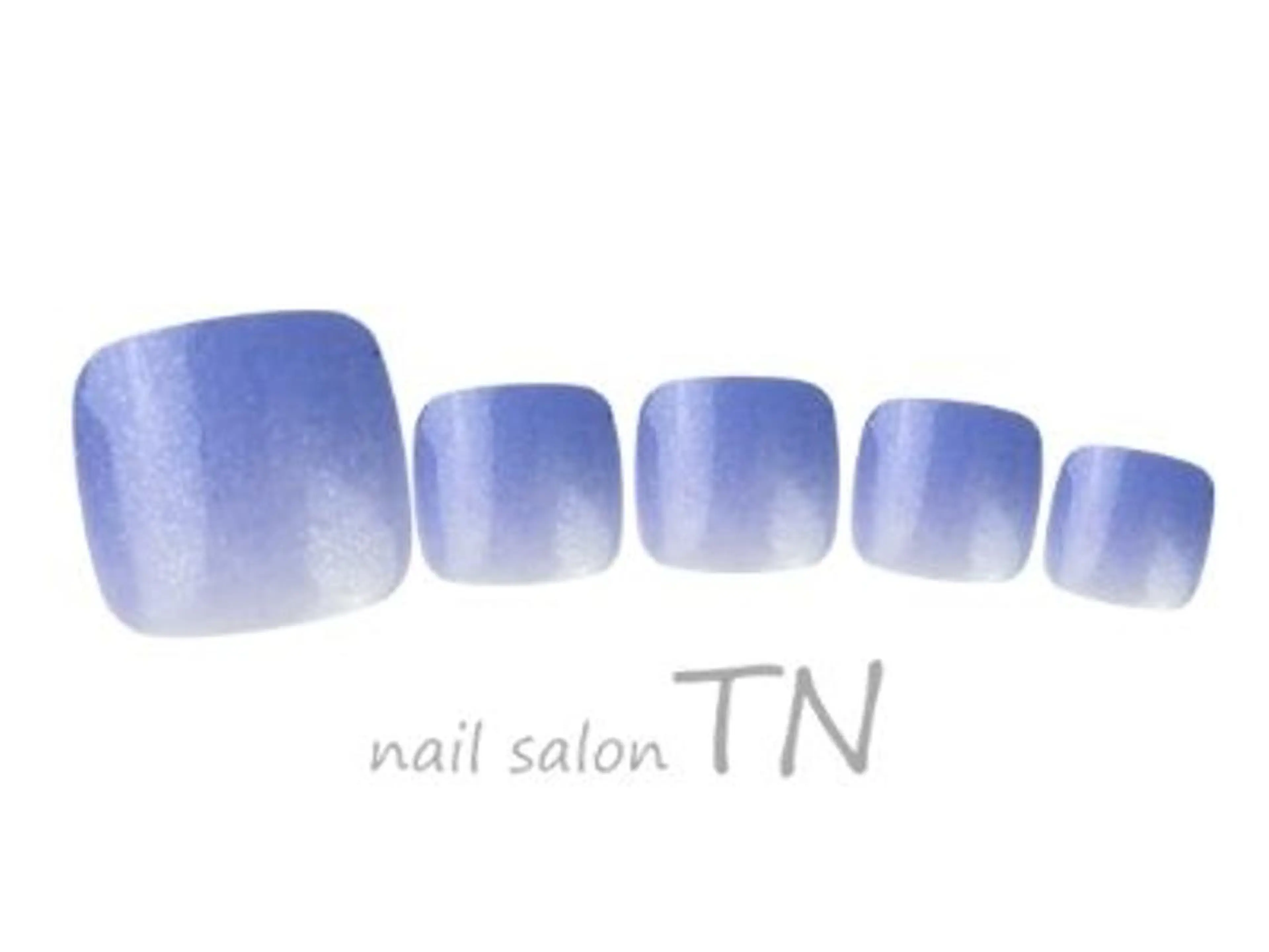 ネイル フットネイル グラデーション フットネイル 矢川 まどかのネイルデザイン