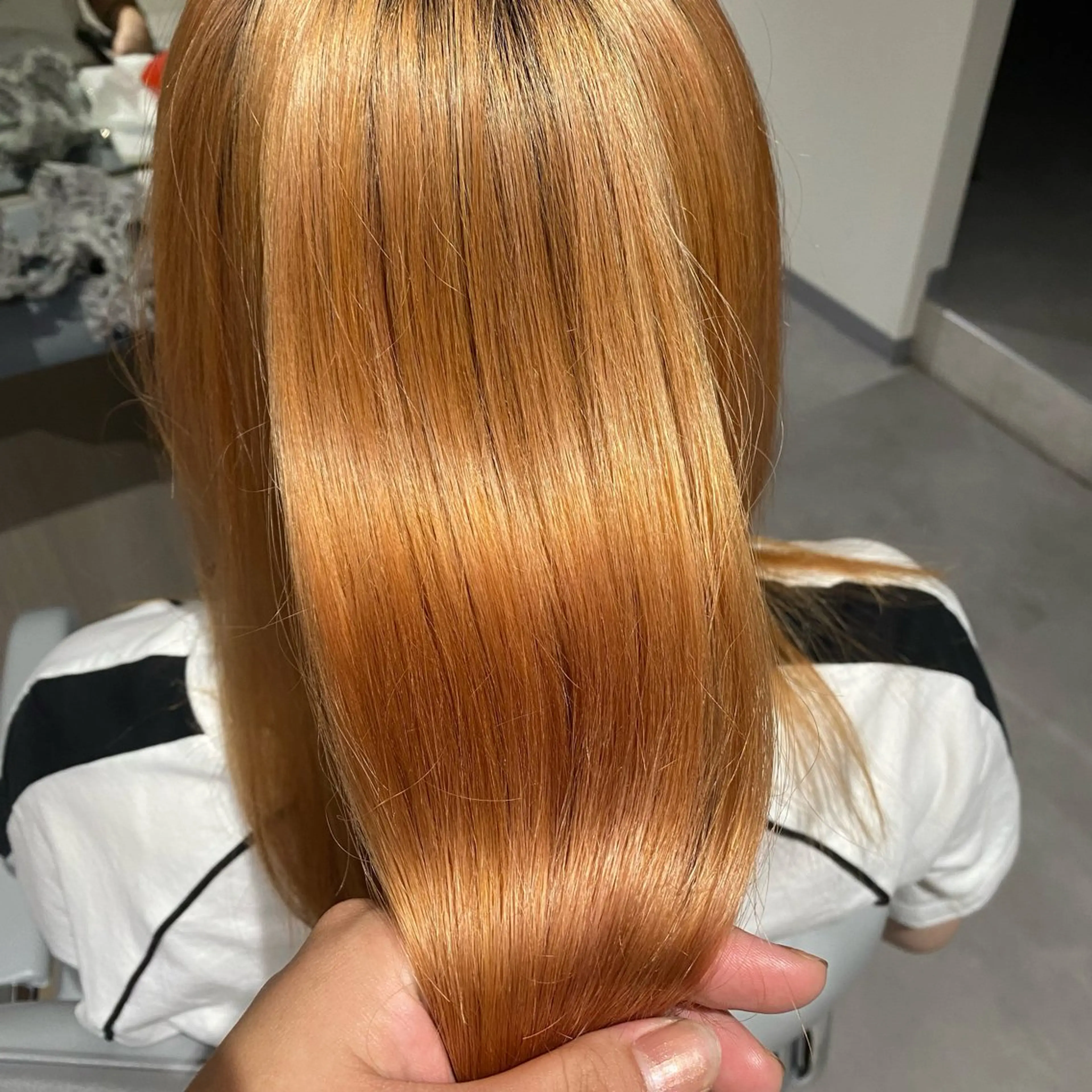 ロング 縮毛矯正/ヘッドスパ 牧野のヘアスタイル