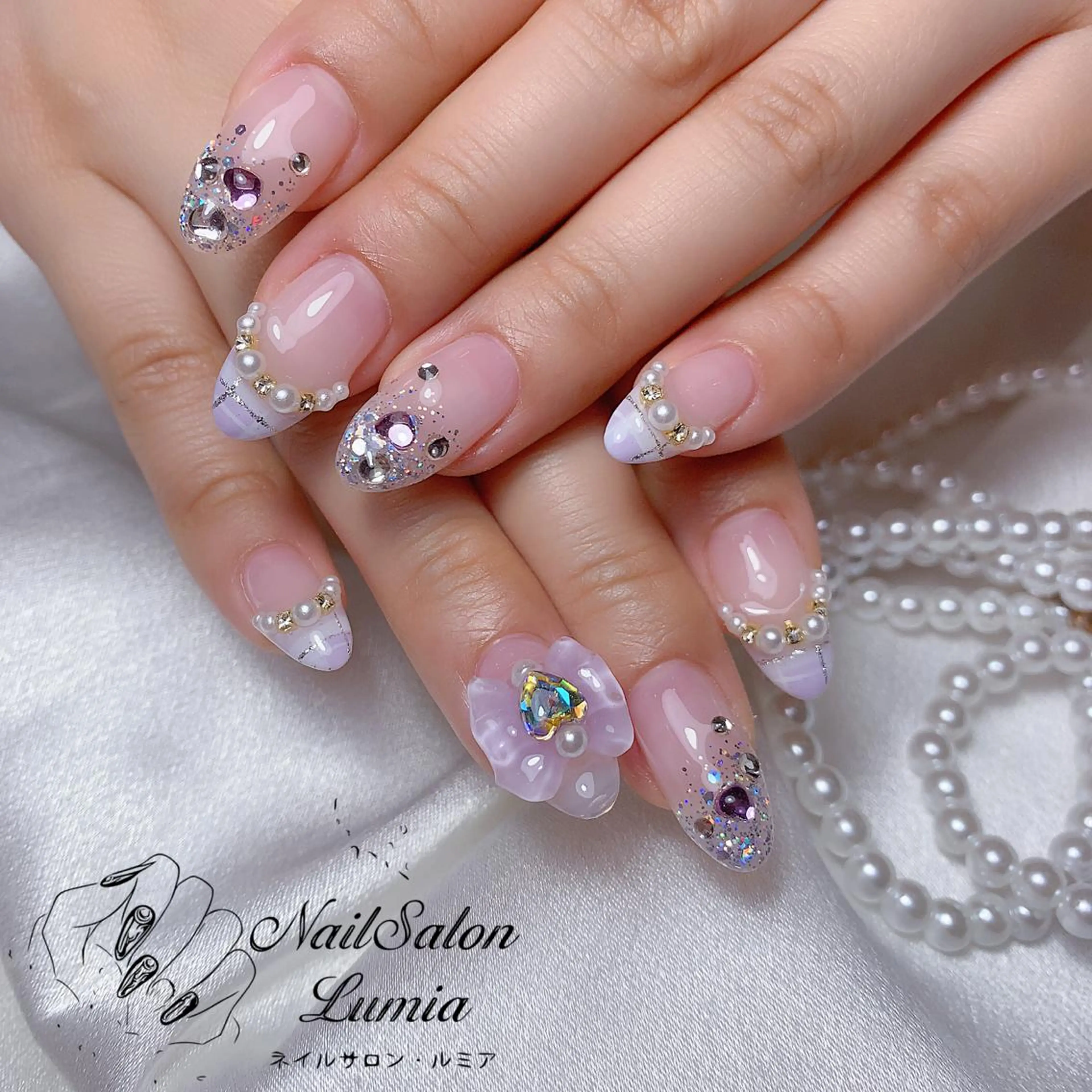 ネイル ハンドネイル ネイルサロン ルミア Lumia 店長のネイルデザイン