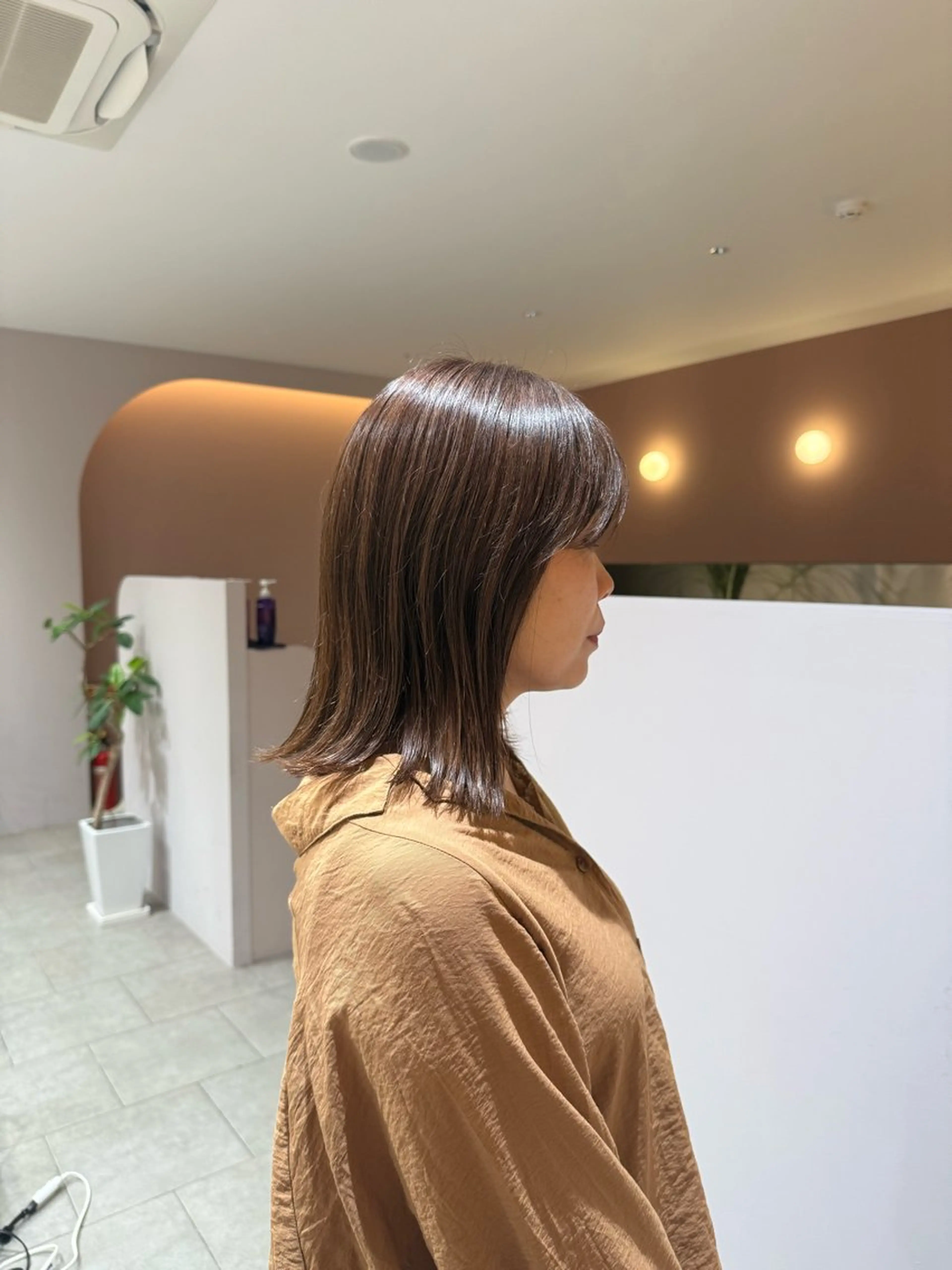 ミディアム カラー RosierBlue 工藤のヘアスタイル