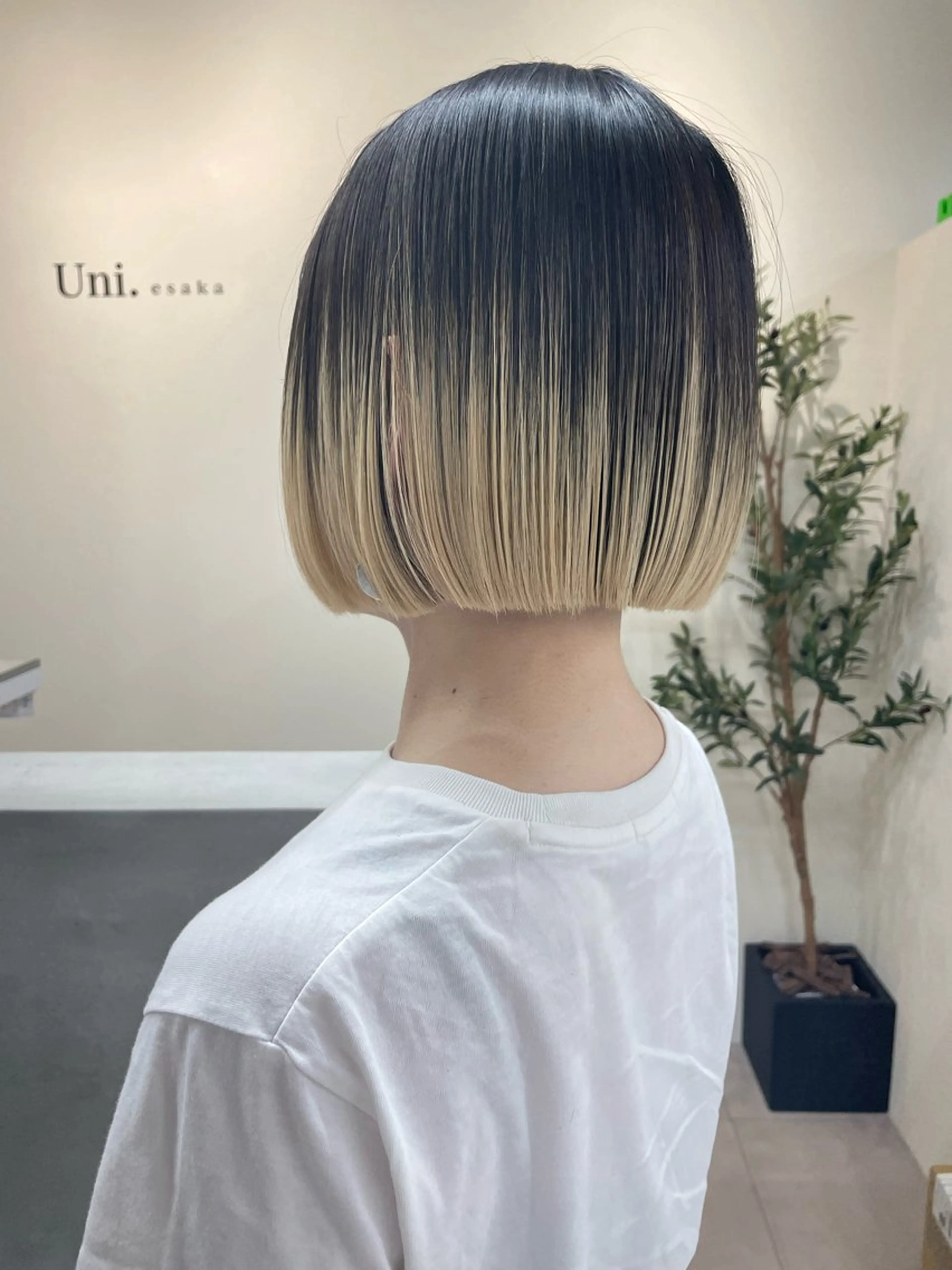 ショート ボブ 安田 蓮のヘアスタイル