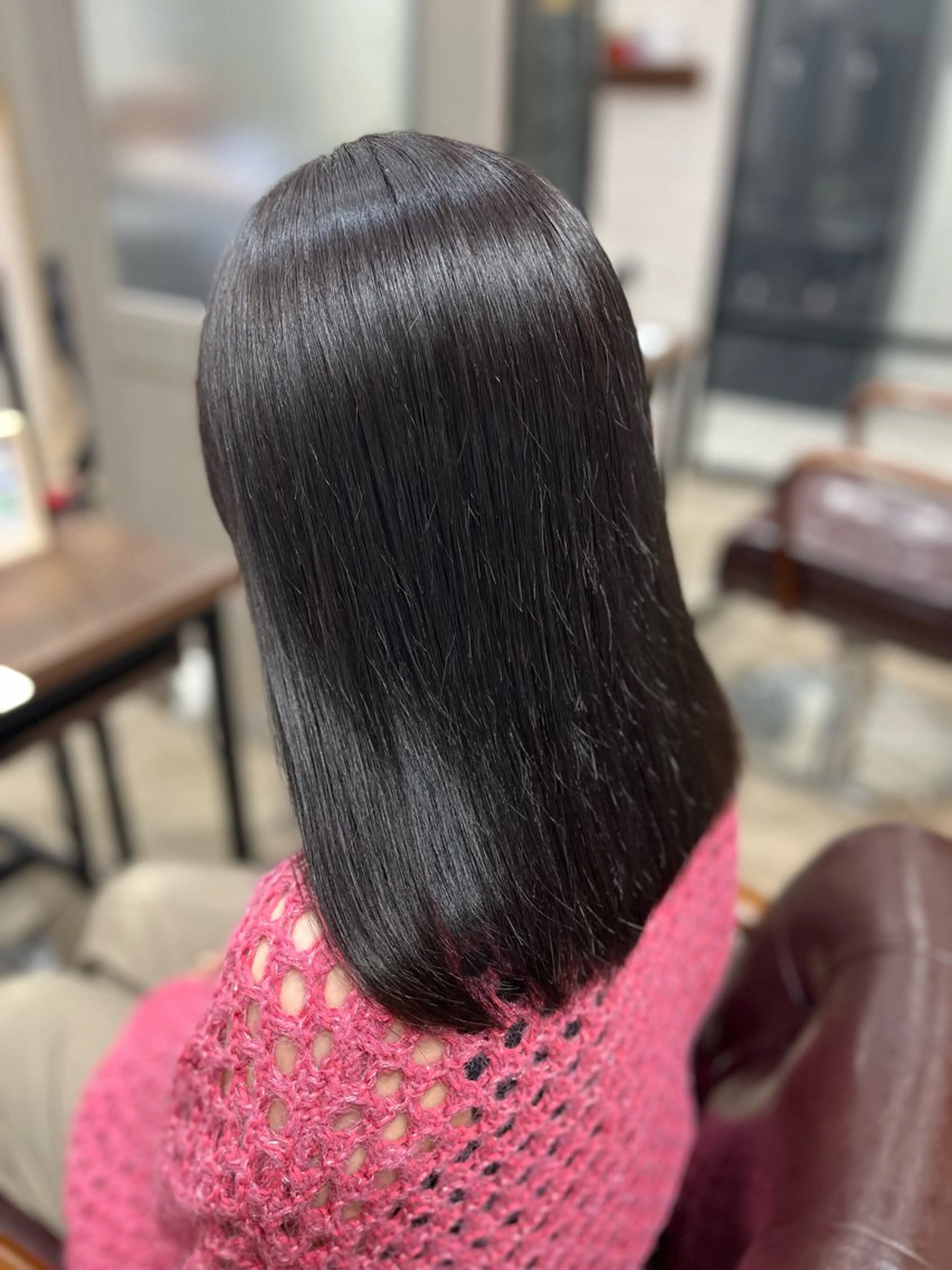 ミディアム カラー ブラウンカラー ショコラブラウン カット ヘアカラー トリートメント 🫧ぷる艶カラー🫧 Yuubi🦩のヘアスタイル