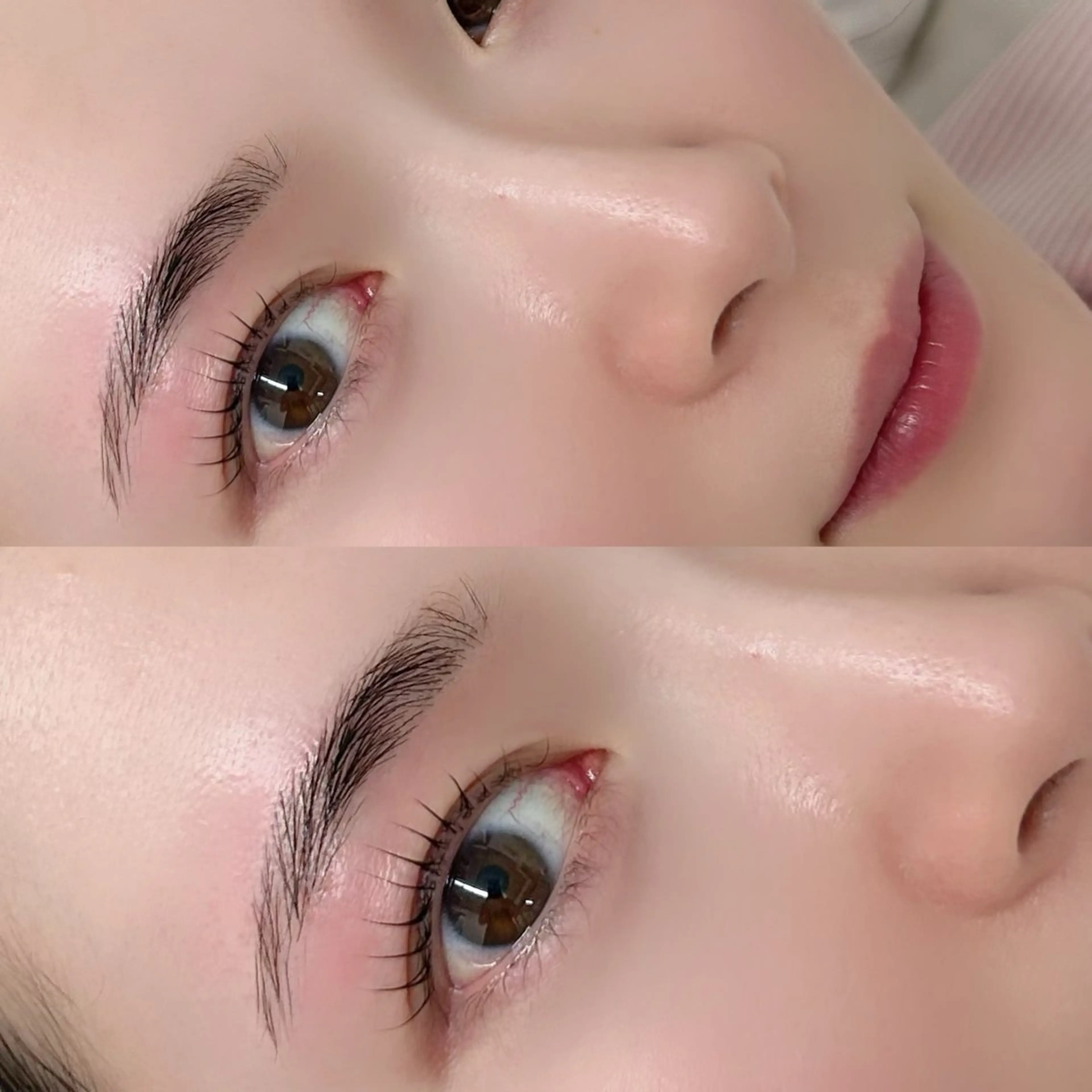 【一気に垢抜け顔に💖】ワックス脱毛アイブロウスタイリング➕まつ毛パーマ👀無料束感コーティング付き💫💫の写真