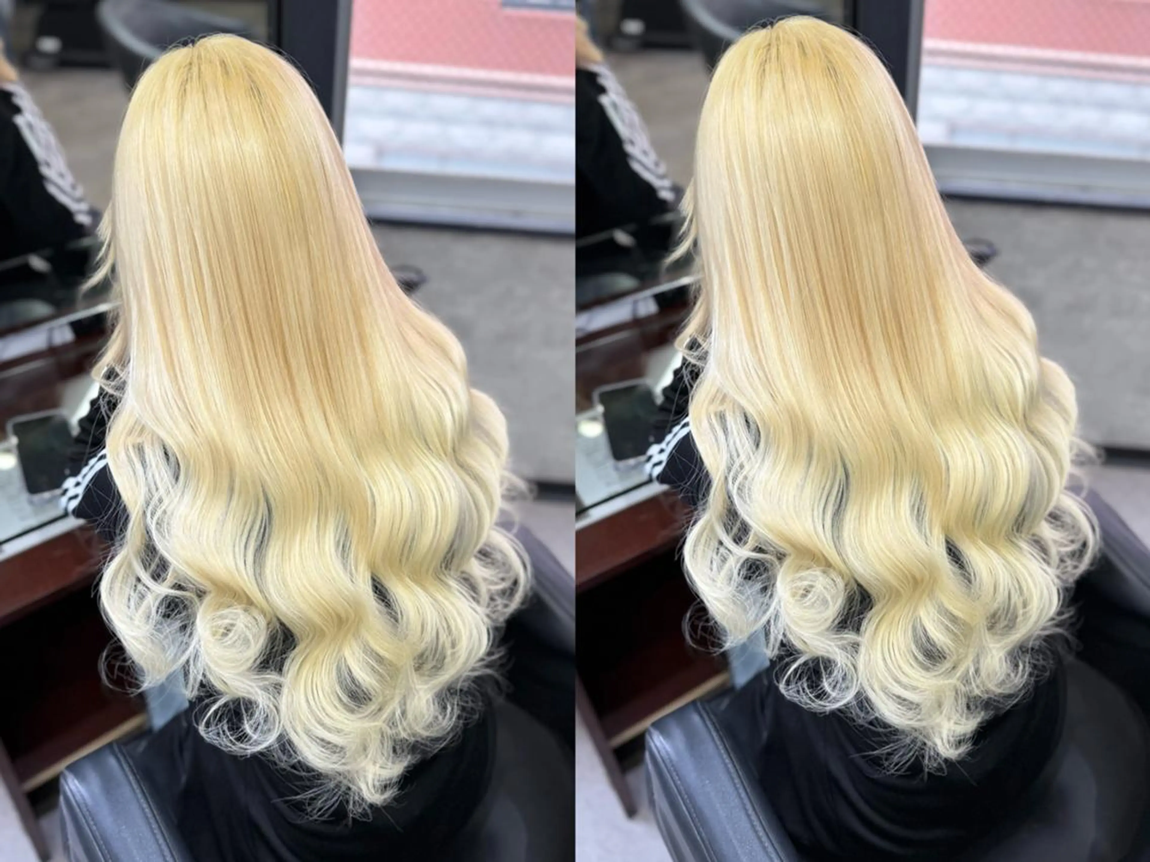 ロング ヘアカラー エクステ ★学割★韓国× BIZEのヘアスタイル