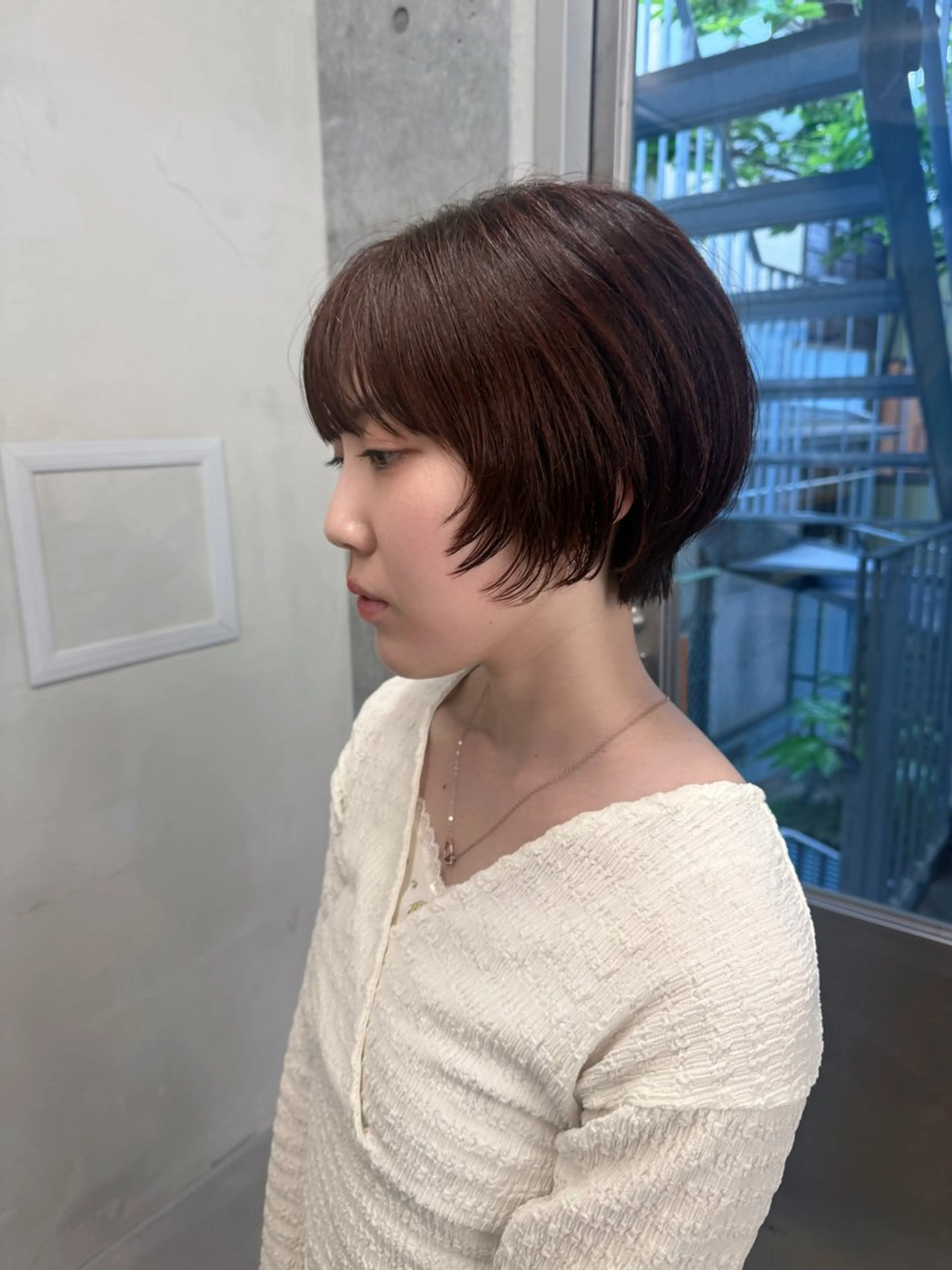 ショート ショートボブ アッシュ ボブ ショートヘア カット 誰より丁寧なカット/ 小林輝/レイヤーのヘアスタイル