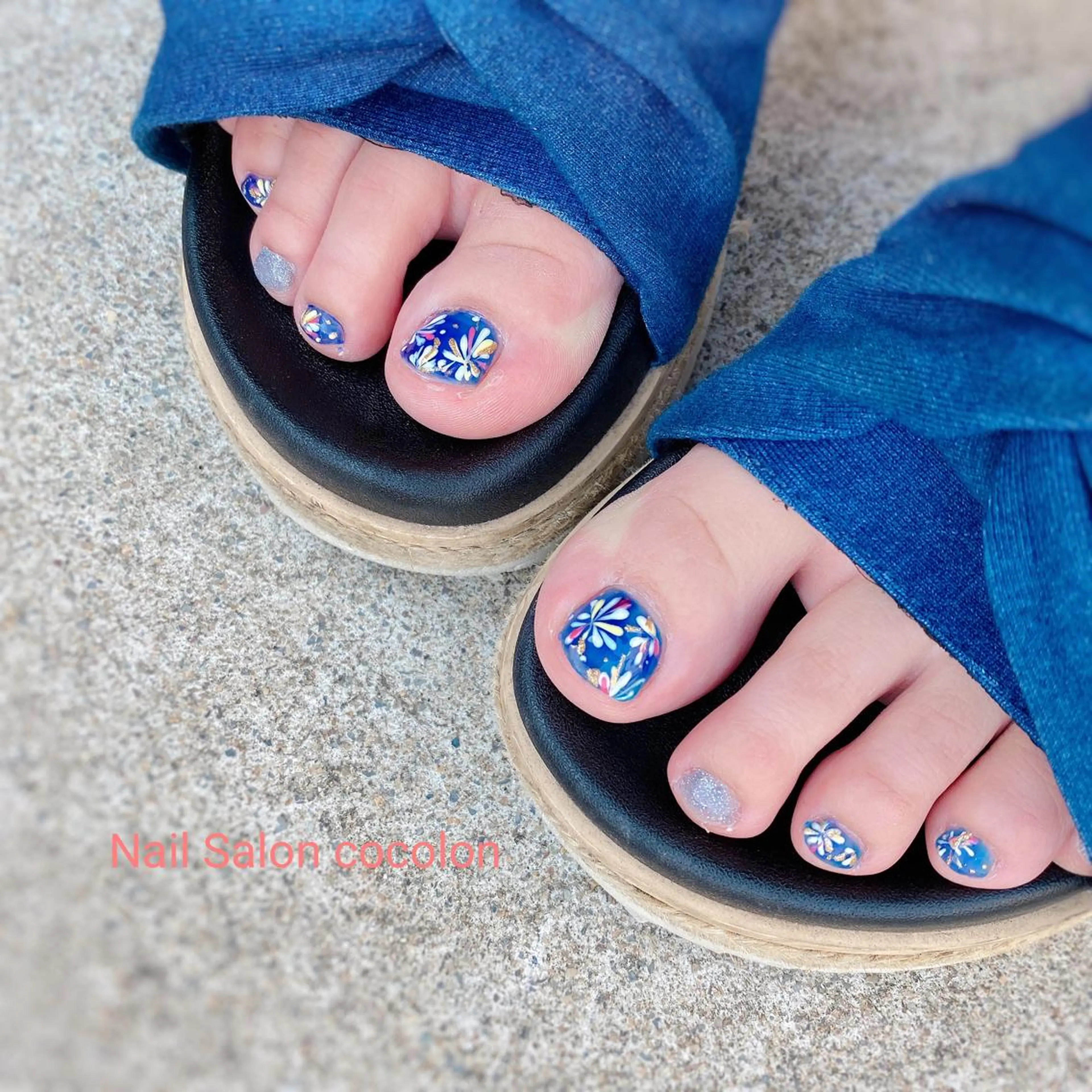 ネイル アートネイル フットネイル 柴崎 美幸のネイルデザイン