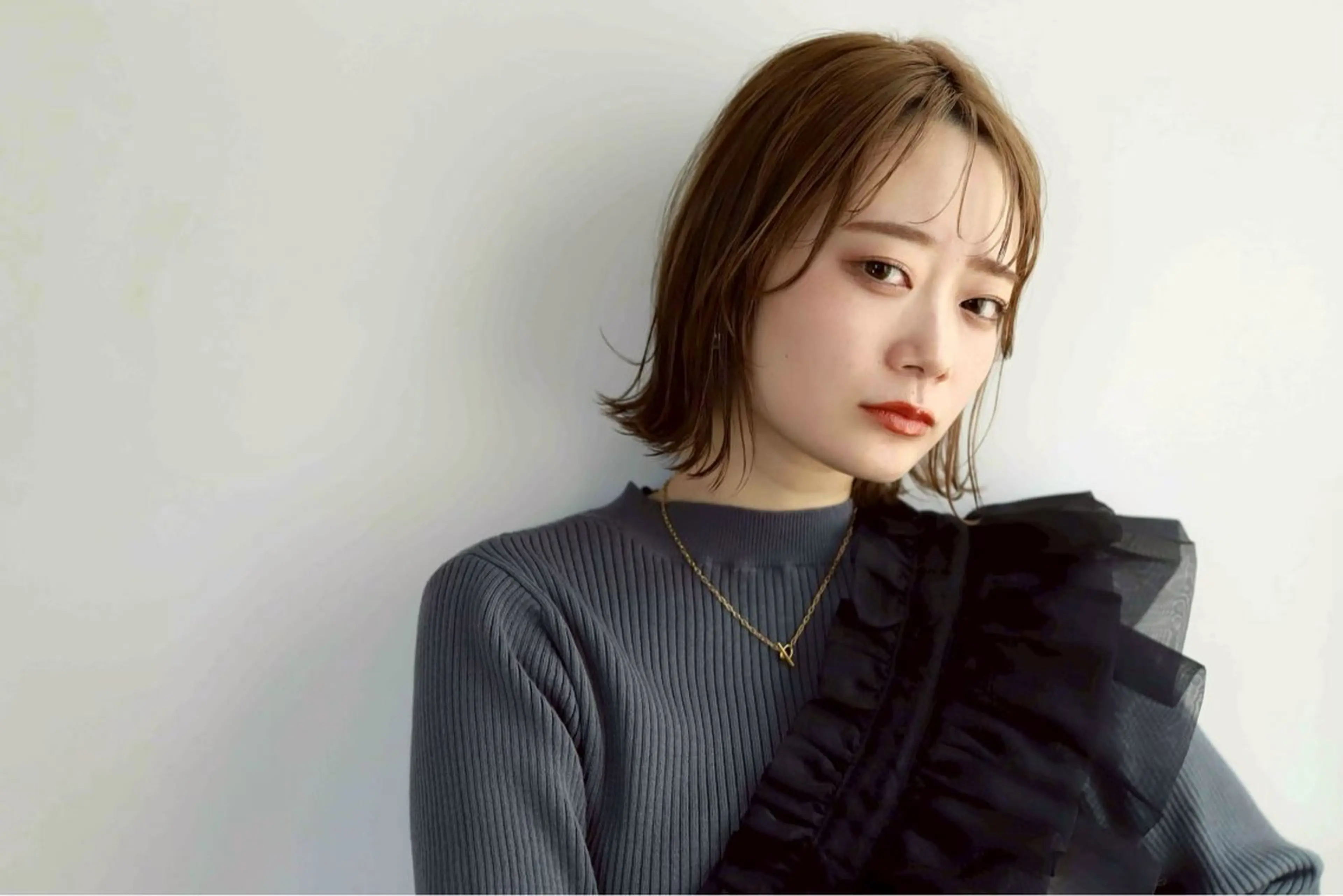 ショート カット ヘアカラー 尾崎 優花のヘアスタイル