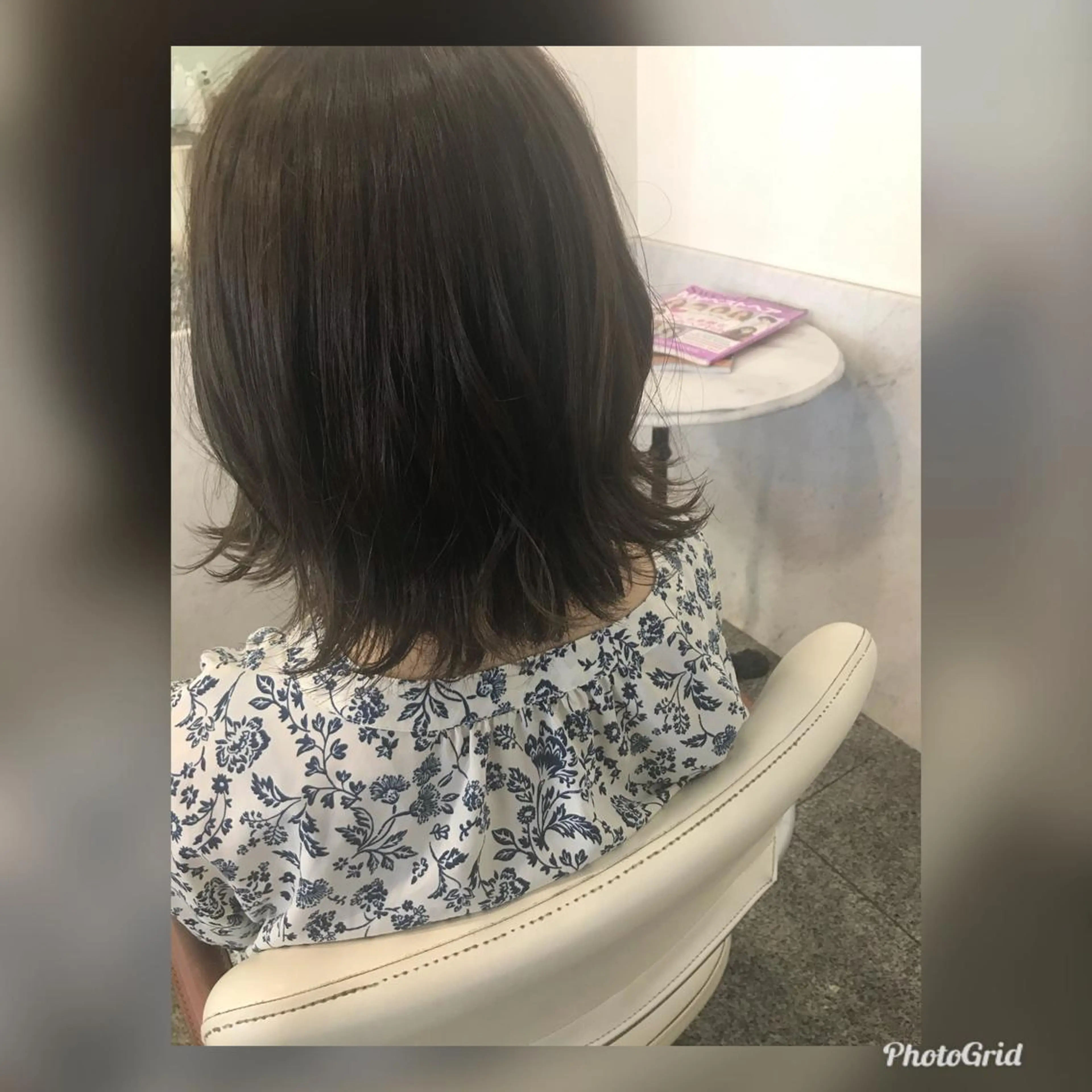 ミディアム カラー 大森 有紗のヘアスタイル