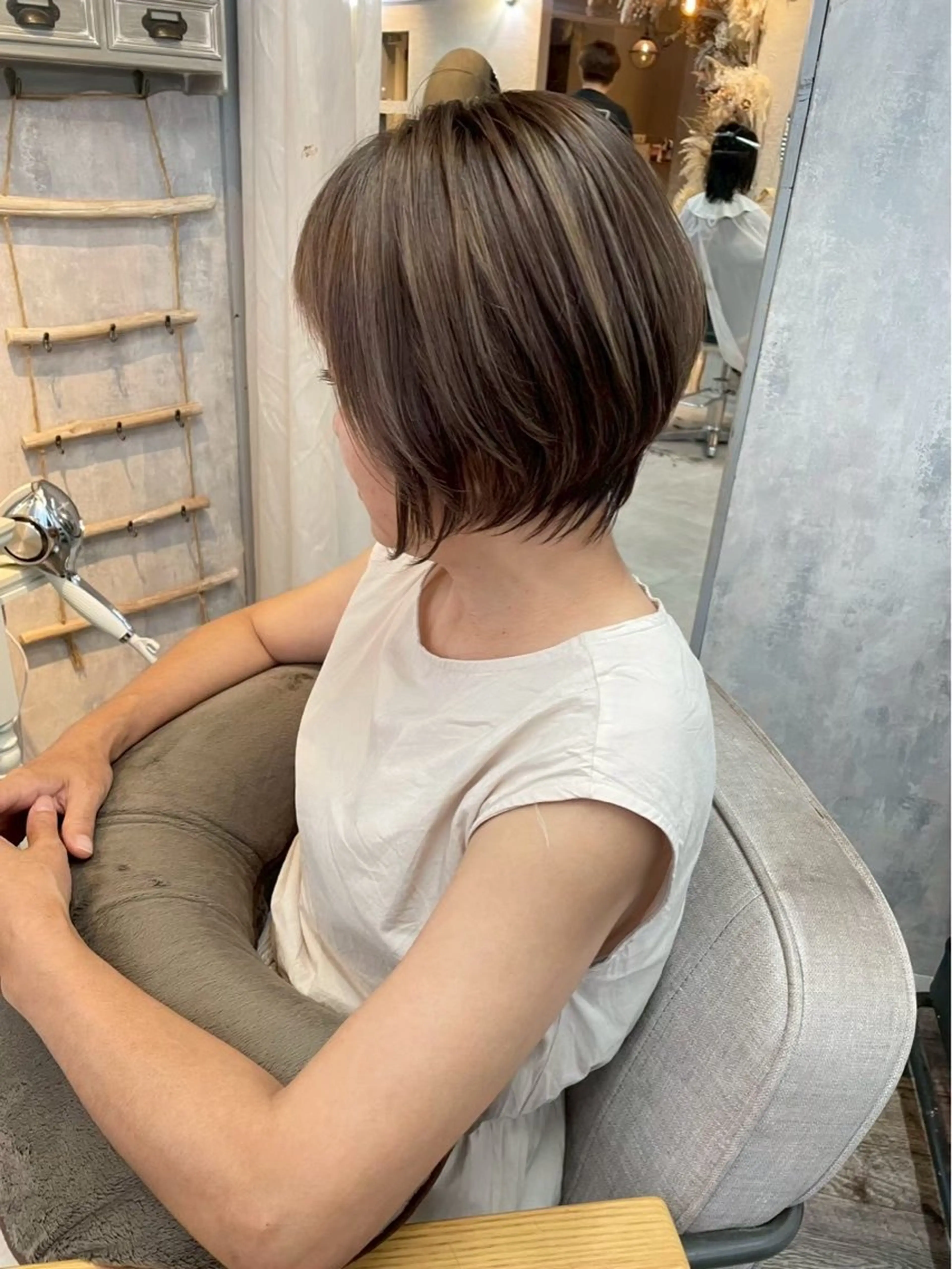 ショート 韓国系/ダブルカラー /トグチリンカのヘアスタイル