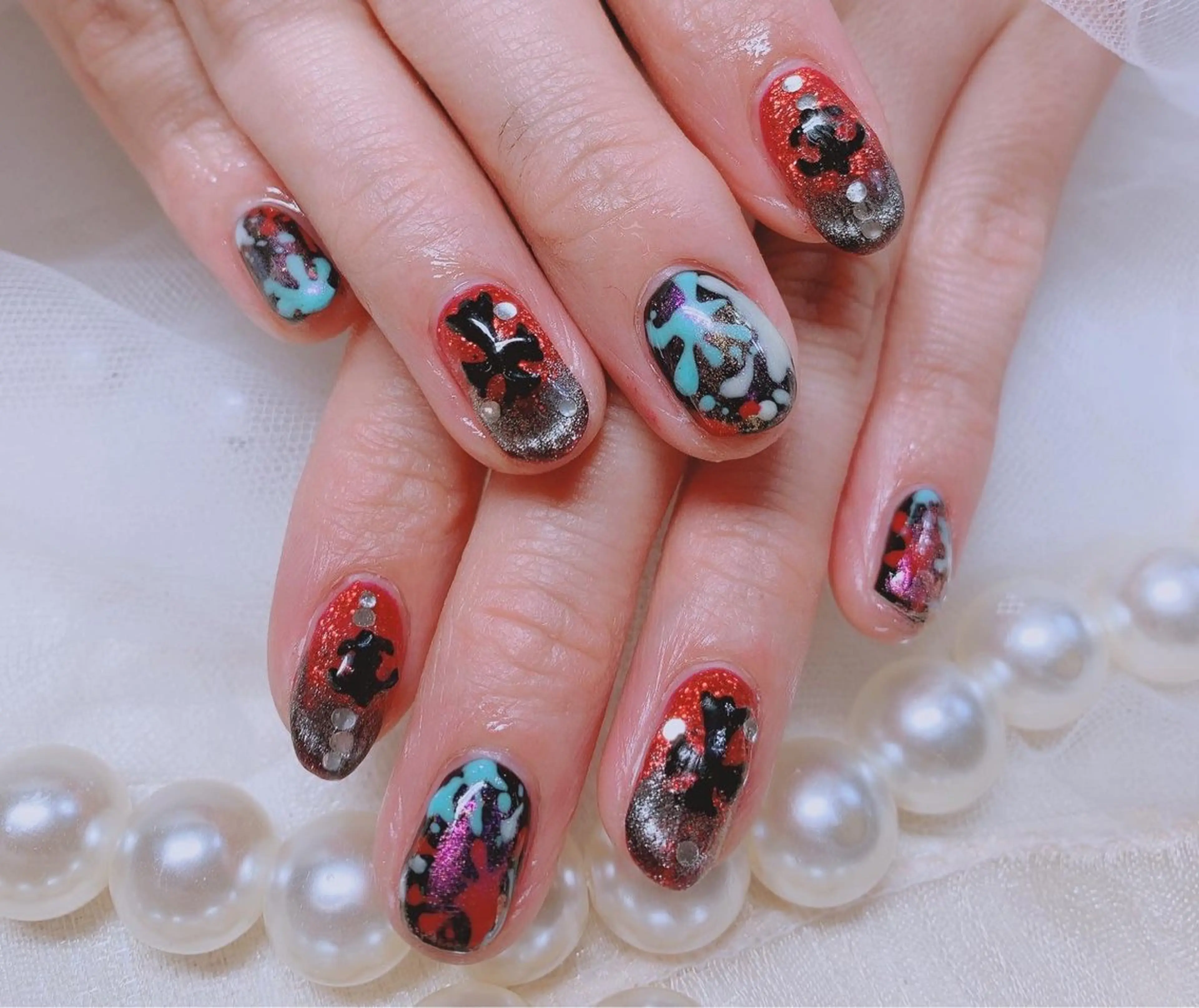 ネイル 高島 夏海のネイルデザイン