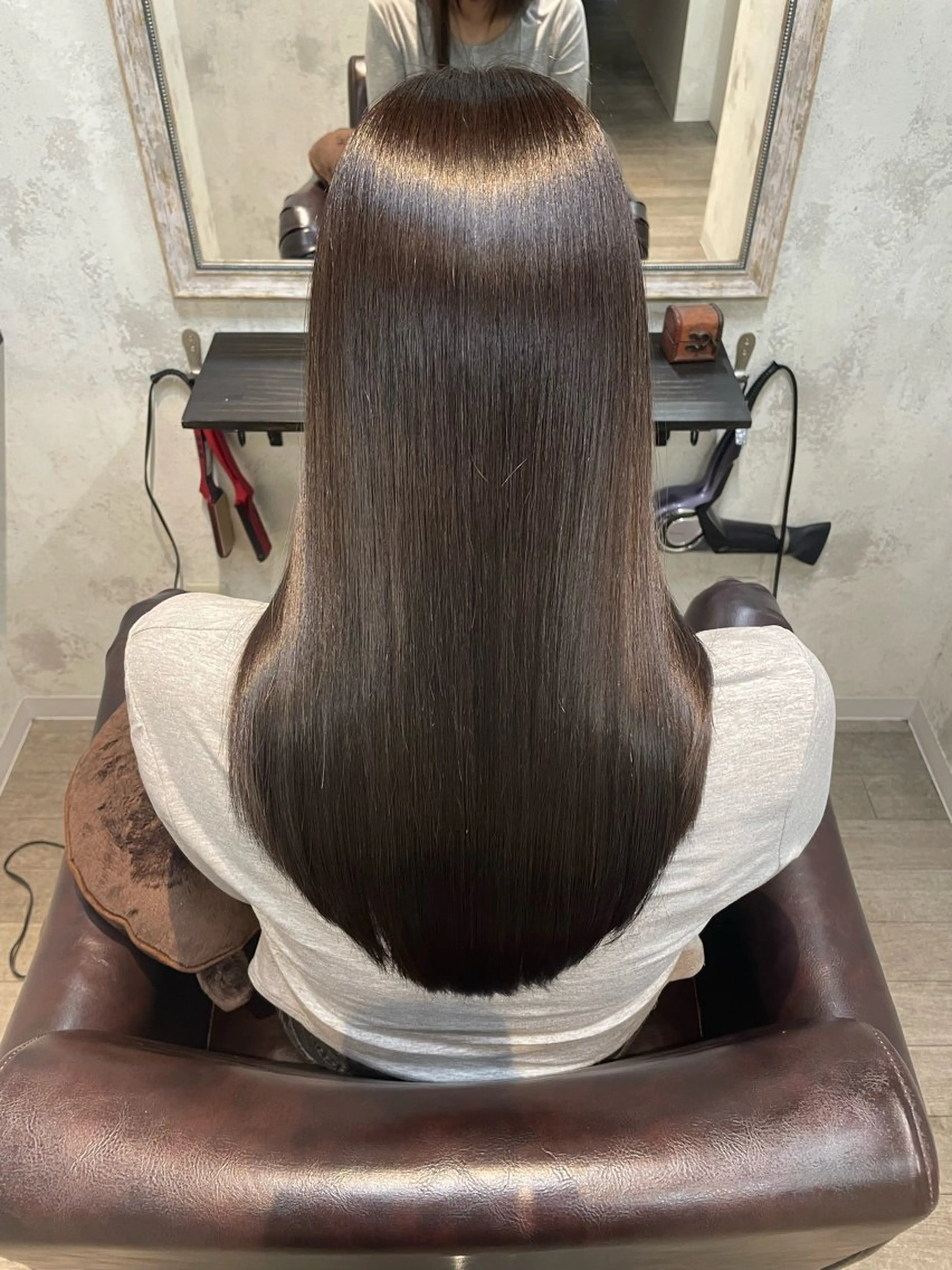 ロング ヘアカラー トリートメント ヘッドスパ 髪質改善/縮毛矯正 アンナ🍊のヘアスタイル