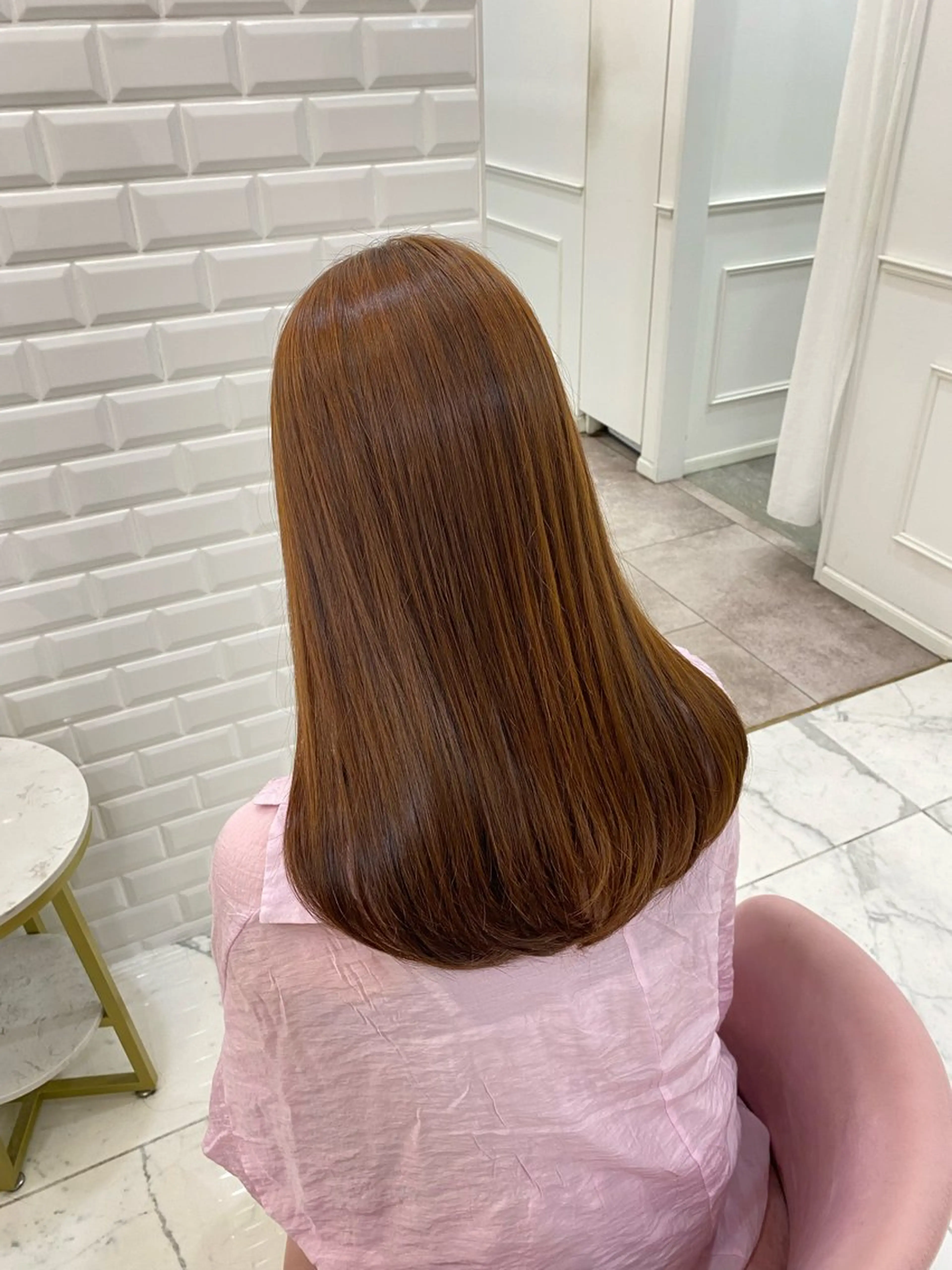 カット＋ケアカラー＋5stepトリートメント🧸🤍の写真