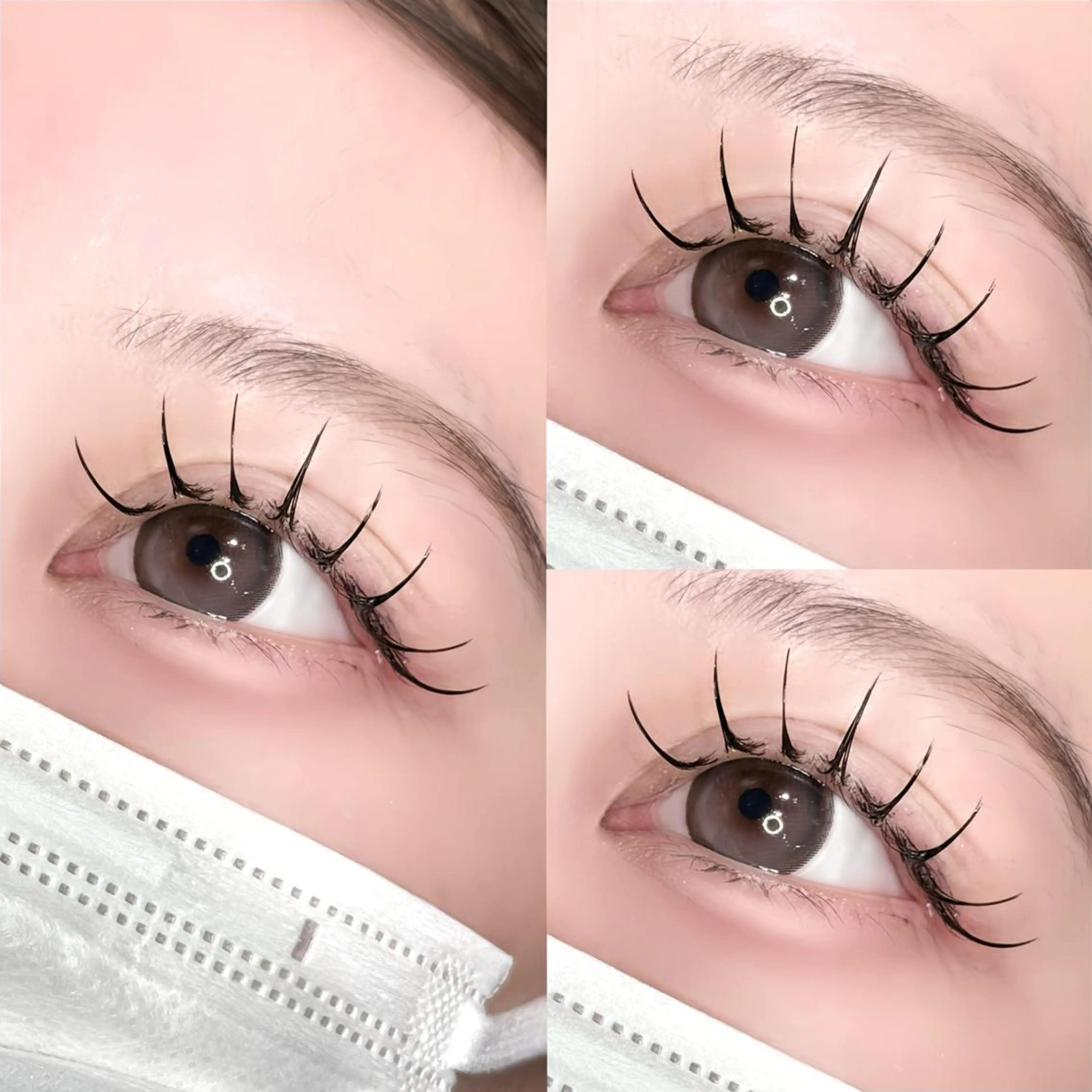 【ご新規様】🖤人気No1🖤パリエク〔パリジェンヌ+エクステ120本〕🐈初回オフ無料の写真