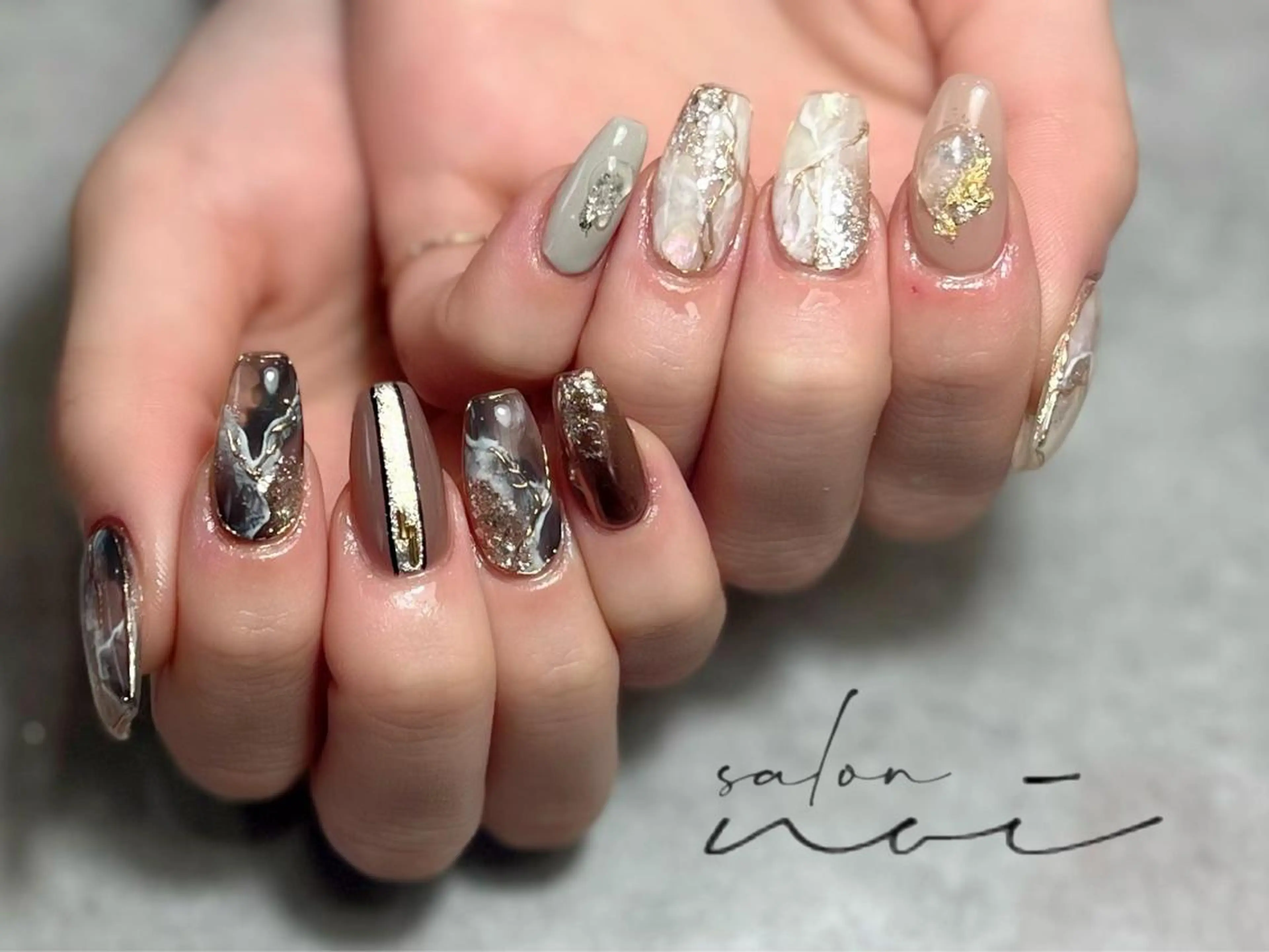 ネイル ハンドネイル salon noiのネイルデザイン
