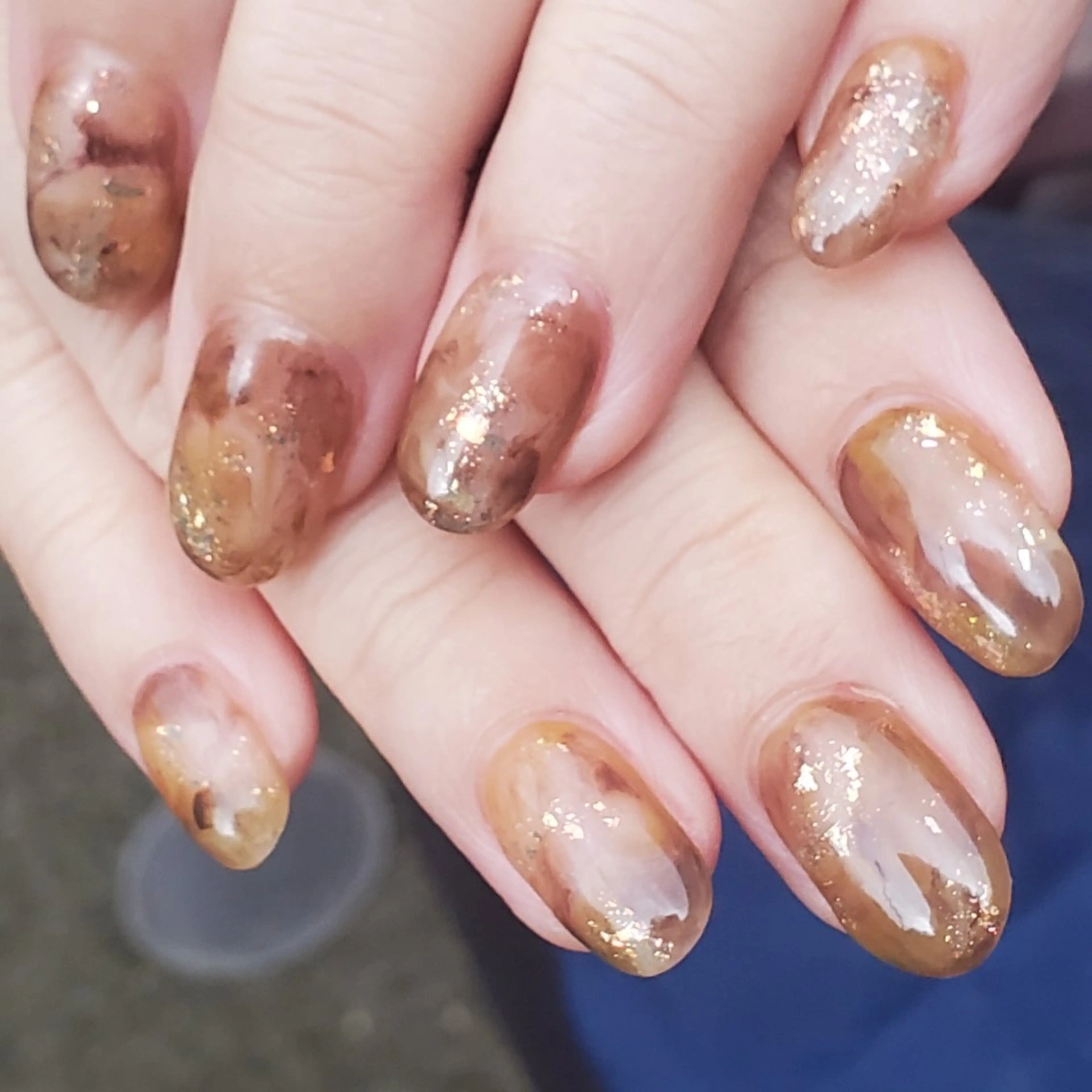 ネイル ニュアンスネイル MoM マムネイル原宿のネイルデザイン